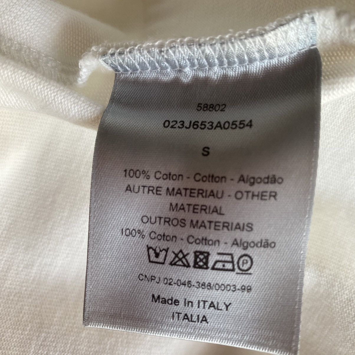 Dior Dior SS20 Tight Saddle Cotton T-Shirt Size US S / EU 44-46 / 1 - 6 Thumbnail