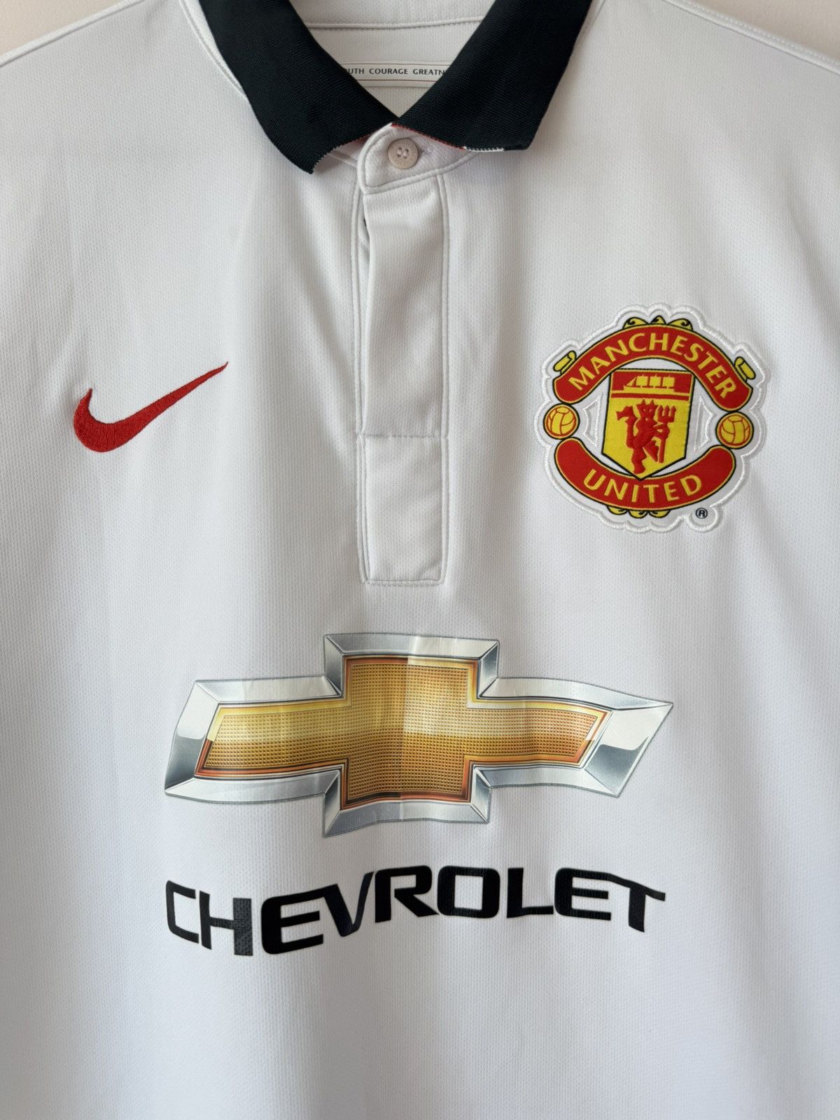 Nike Manchester United 2014-2015 Away Soccer Jersey Football Kit Size US M / EU 48-50 / 2 - 6 Thumbnail