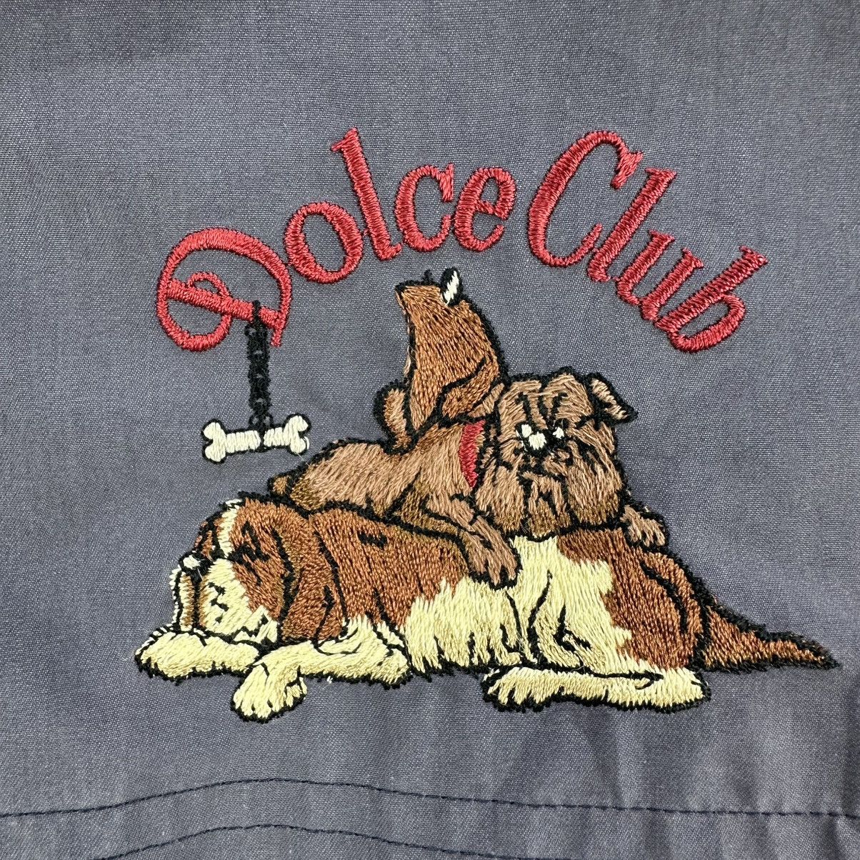 Japanese Brand Vintage 90's Dolce Club Embroidered Golf Jacket Size US L / EU 52-54 / 3 - 8 Thumbnail