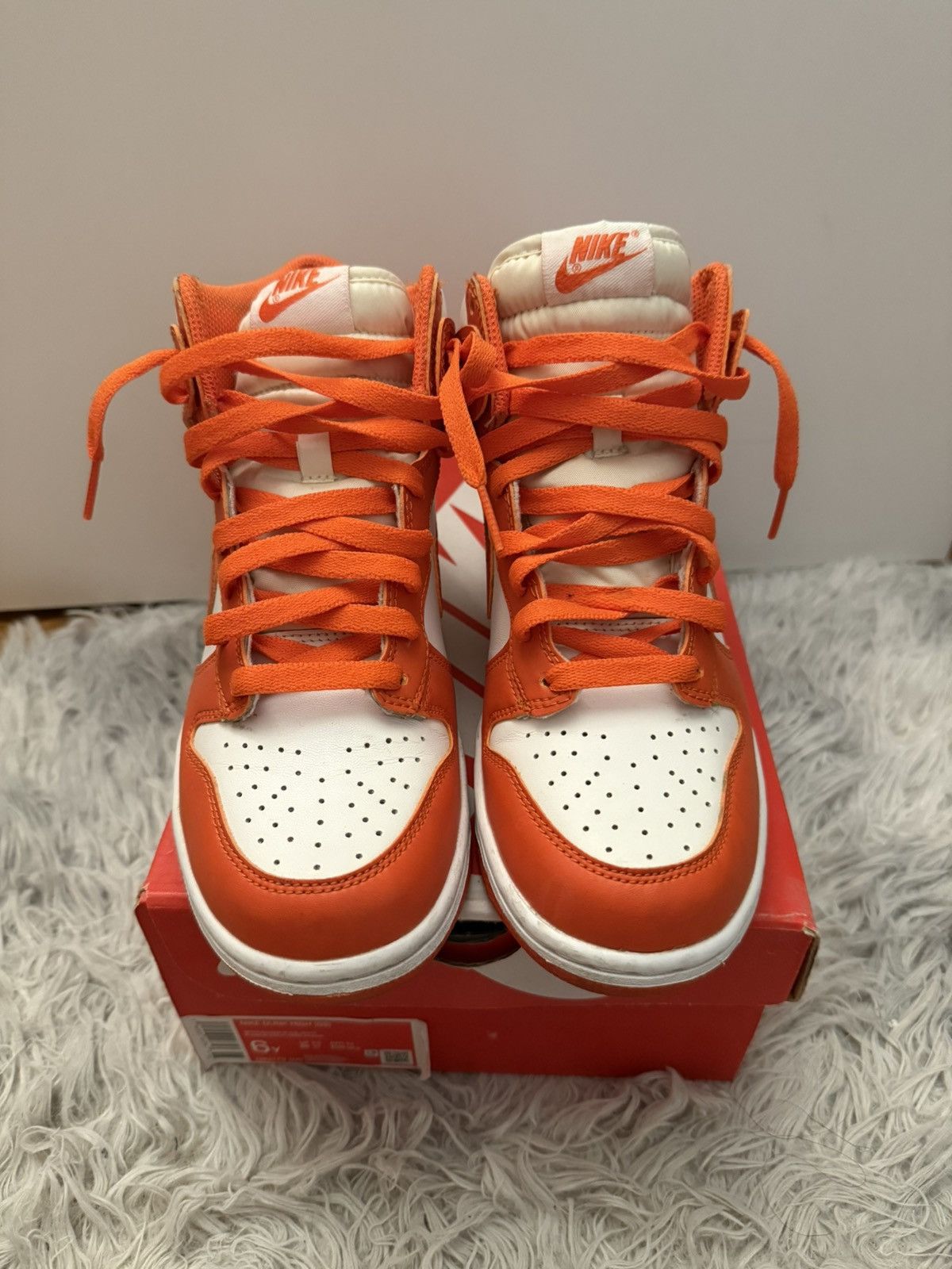 Nike Nike Dunk High GS Syracuse Size US 6 / EU 39 - 3 Thumbnail