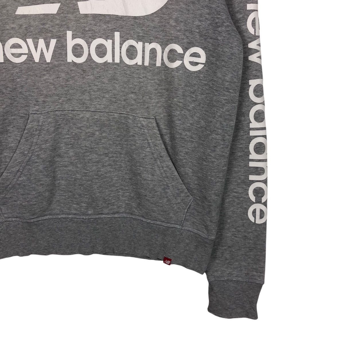 Japanese Brand 📌Vintage Hoodie Sweater New Balance Big Logo Spell Out Size US XS / EU 42 / 0 - 6 Thumbnail