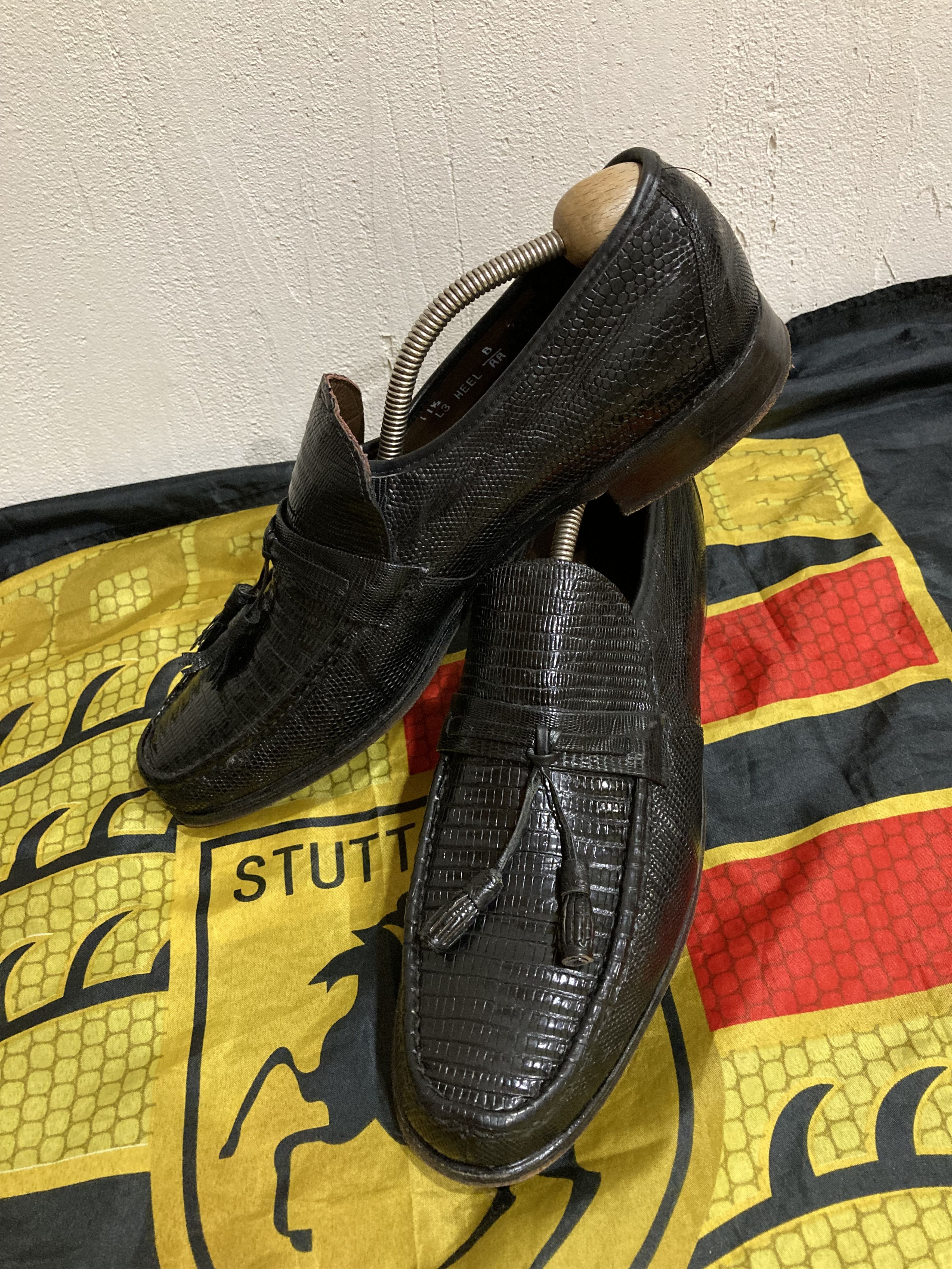 Nettleton VTG 70-80s Nettleton Tassel Loafer Lizard Skins Made In USA Size US 11 / EU 44 - 2 Thumbnail
