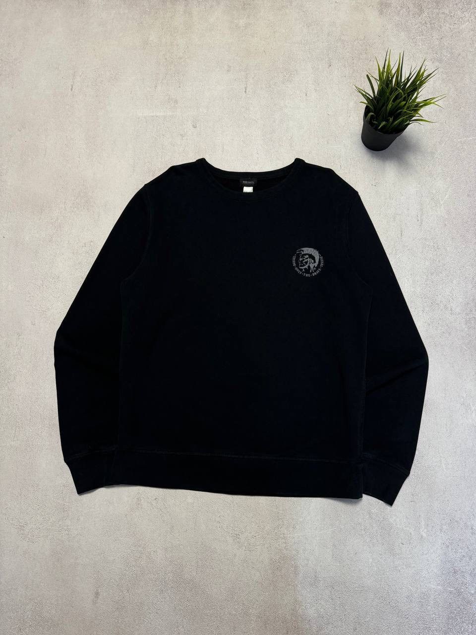 Diesel Vintage Diesel Sweatshirt Baggy Crewneck Black Mens y2k 90s Size US M / EU 48-50 / 2 - 1 Thumbnail