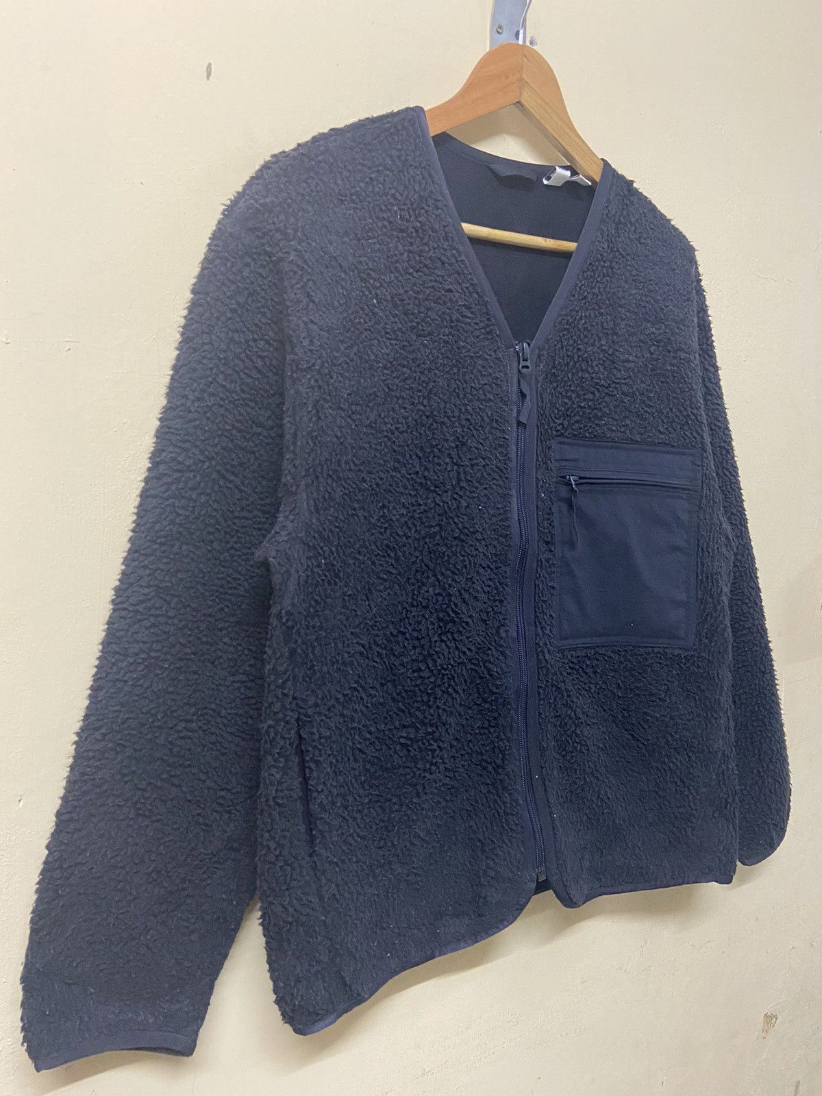 Japanese Brand × Lemaire × Uniqlo UNIQLO LEMAIRE FLEECE JACKET Size US M / EU 48-50 / 2 - 2 Thumbnail