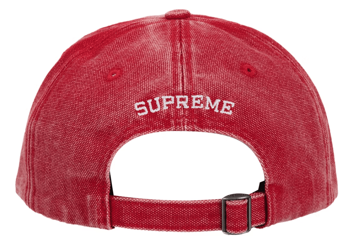 Supreme Supreme Pigment Coated S Logo 6-Panel Cap Red Sz Adjustable Size ONE SIZE - 2 Thumbnail