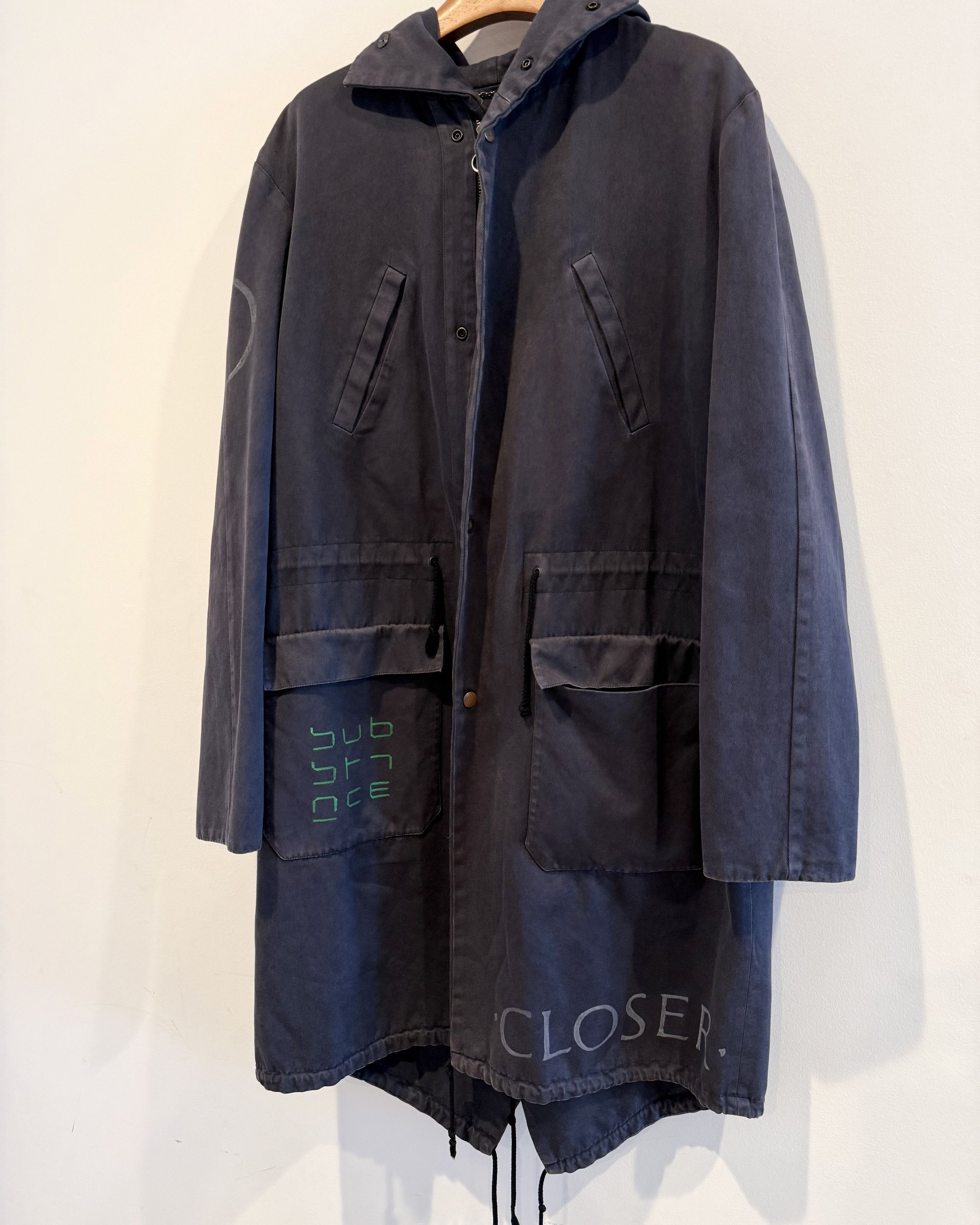 Raf Simons Raf Simons Aw2003 Closer New Order Colleges Parka Size US S / EU 44-46 / 1 - 3 Thumbnail