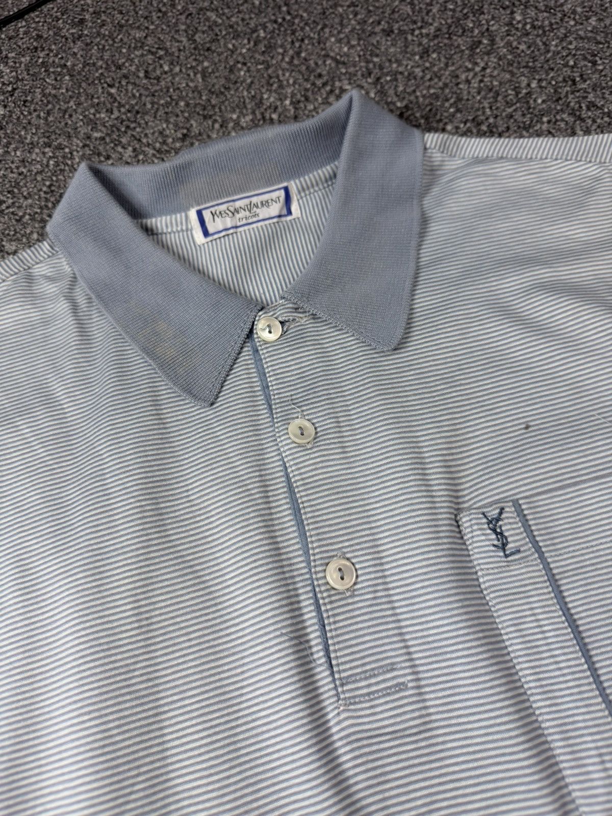 Yves Saint Laurent Vintage 90s Ysl Tricots Button Up Shirt Size US L / EU 52-54 / 3 - 5 Thumbnail