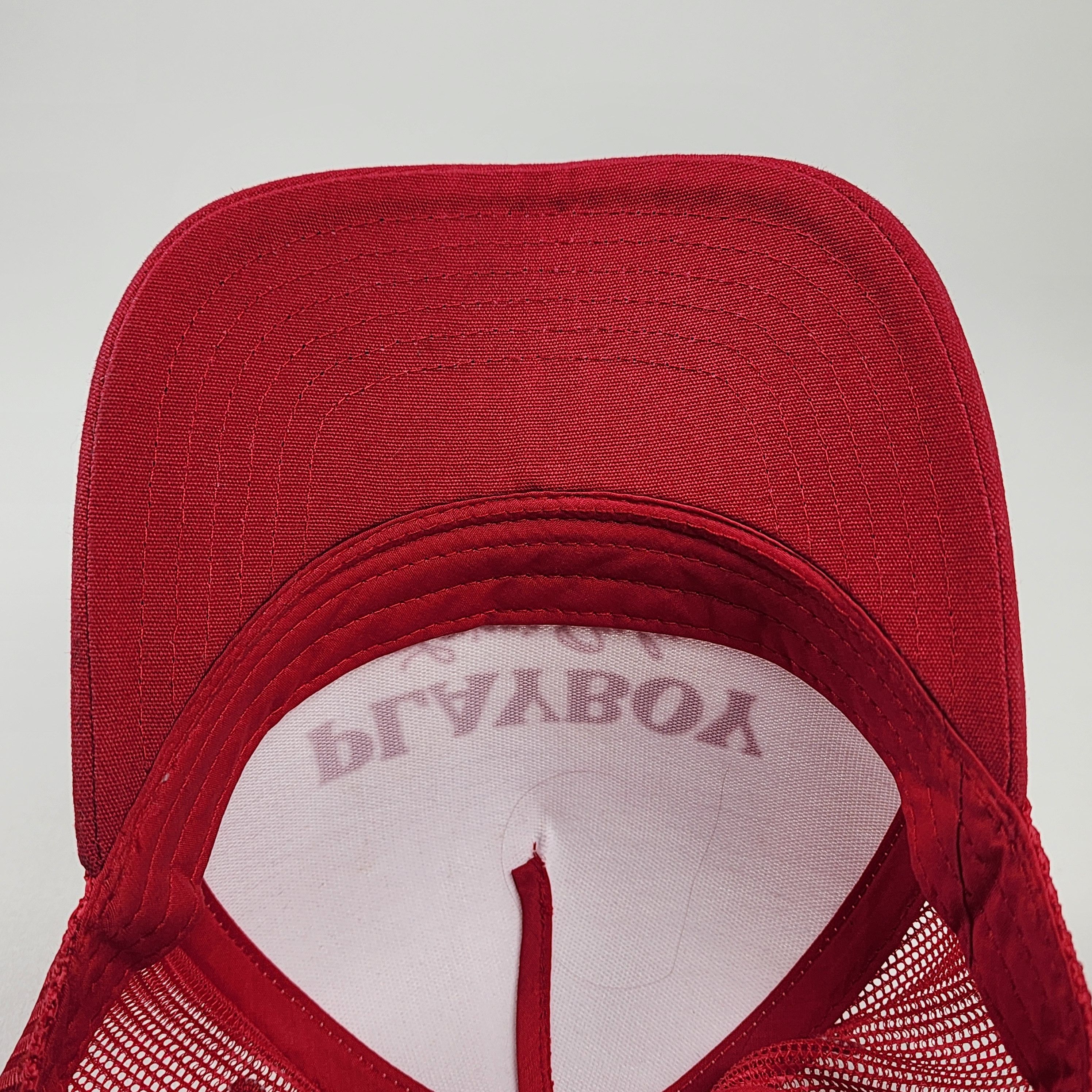 Playboy Playboy Lover’s Only Trucker Hat Y2K Red White Snapback Size ONE SIZE - 7 Thumbnail