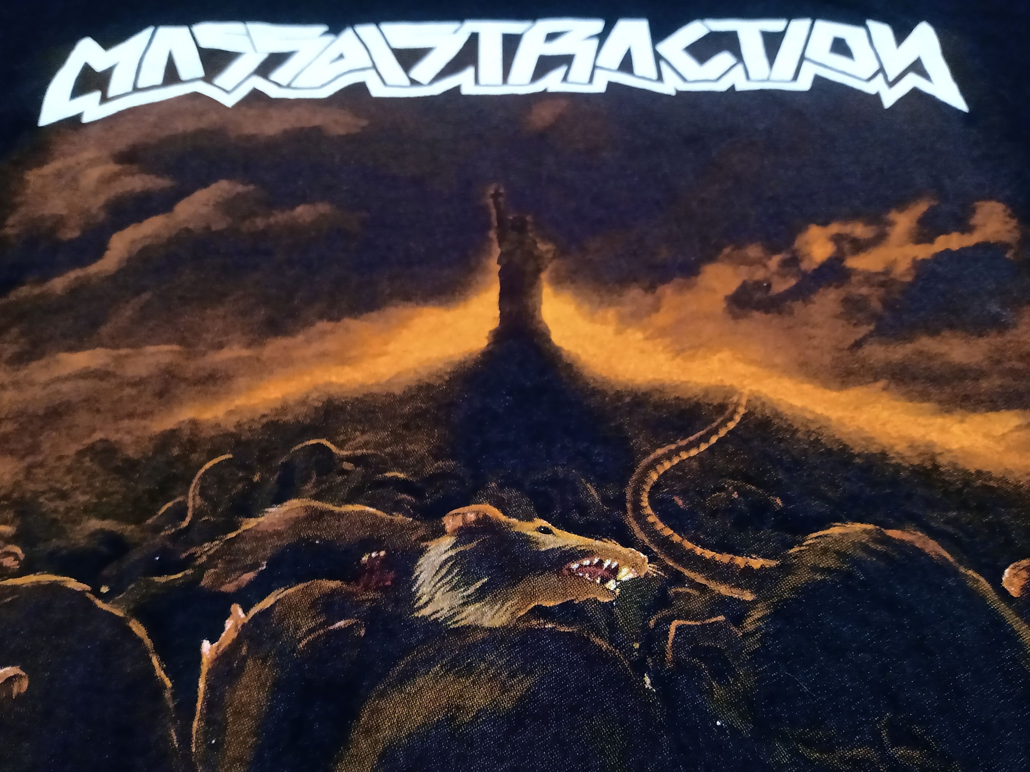 Band Tees Massdistraction Follow the Rats Size XL Thrash Metal Sweden Size US XL / EU 56 / 4 - 3 Thumbnail