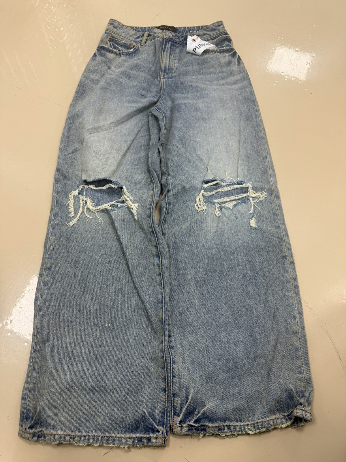 Other Purple Brand Baggy Blowout Jeans Size 26" / US 2 / IT 38 - 1 Thumbnail