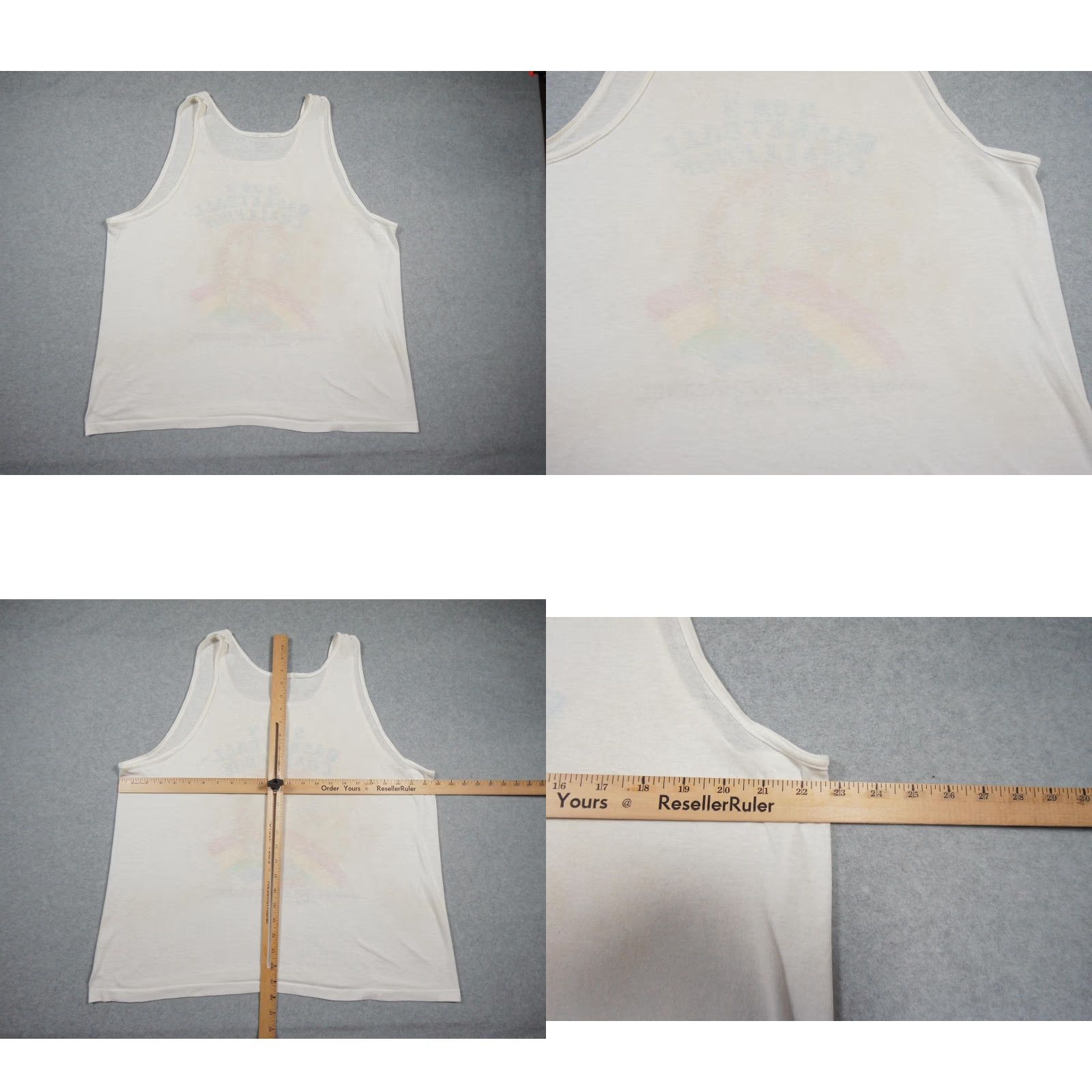 Other VINTAGE Jeep Eagle Aloha Bowl - 3 on 3 Basketball Challenge Tank Shirt Mens XL White Graphic Print Sports Hawaii 1990s Mens Size US XL / EU 56 / 4 - 8 Thumbnail