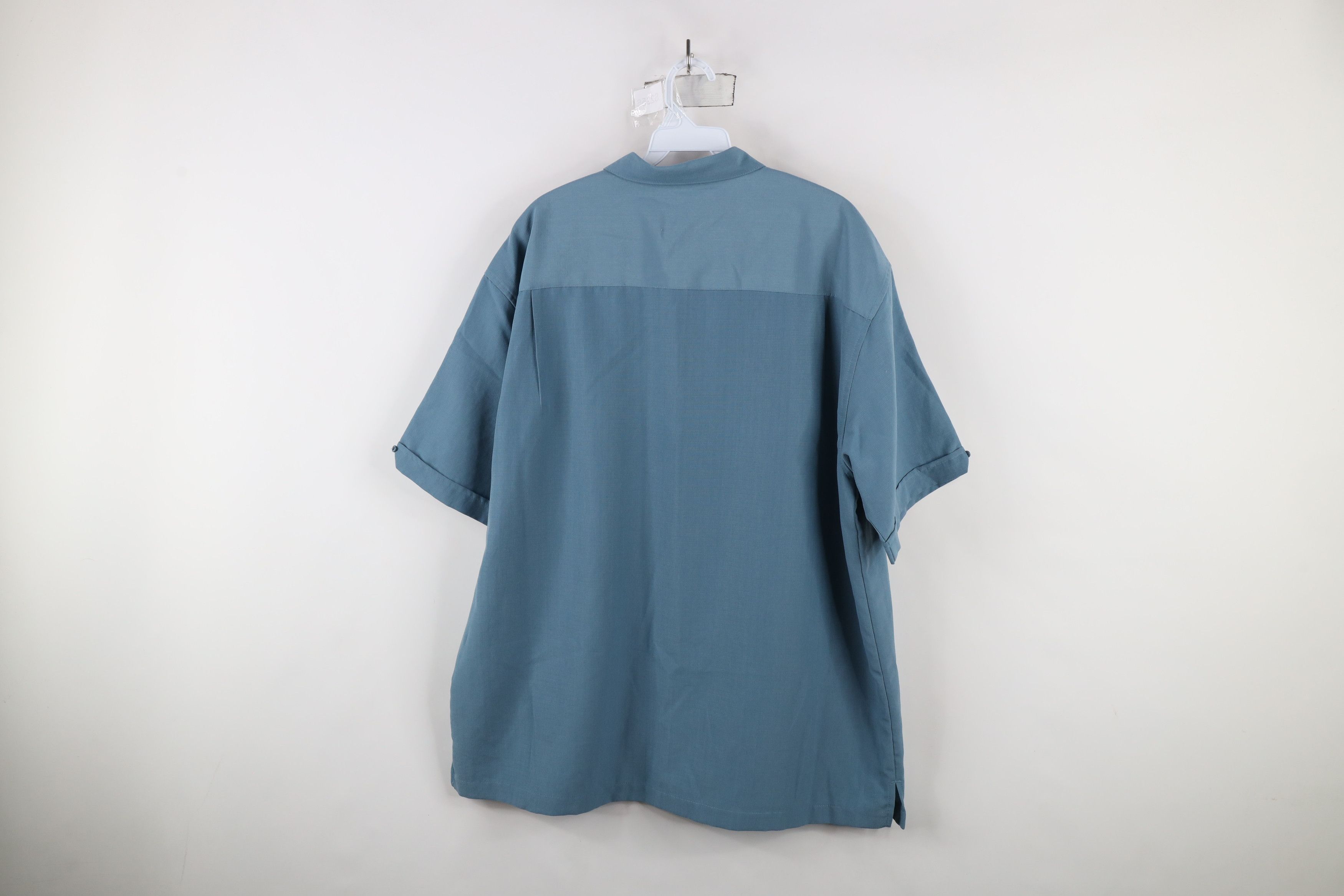 Vintage Vintage 90s Rockabilly Block Geometric Collared Button Shirt Size US XXL / EU 58 / 5 - 7 Thumbnail