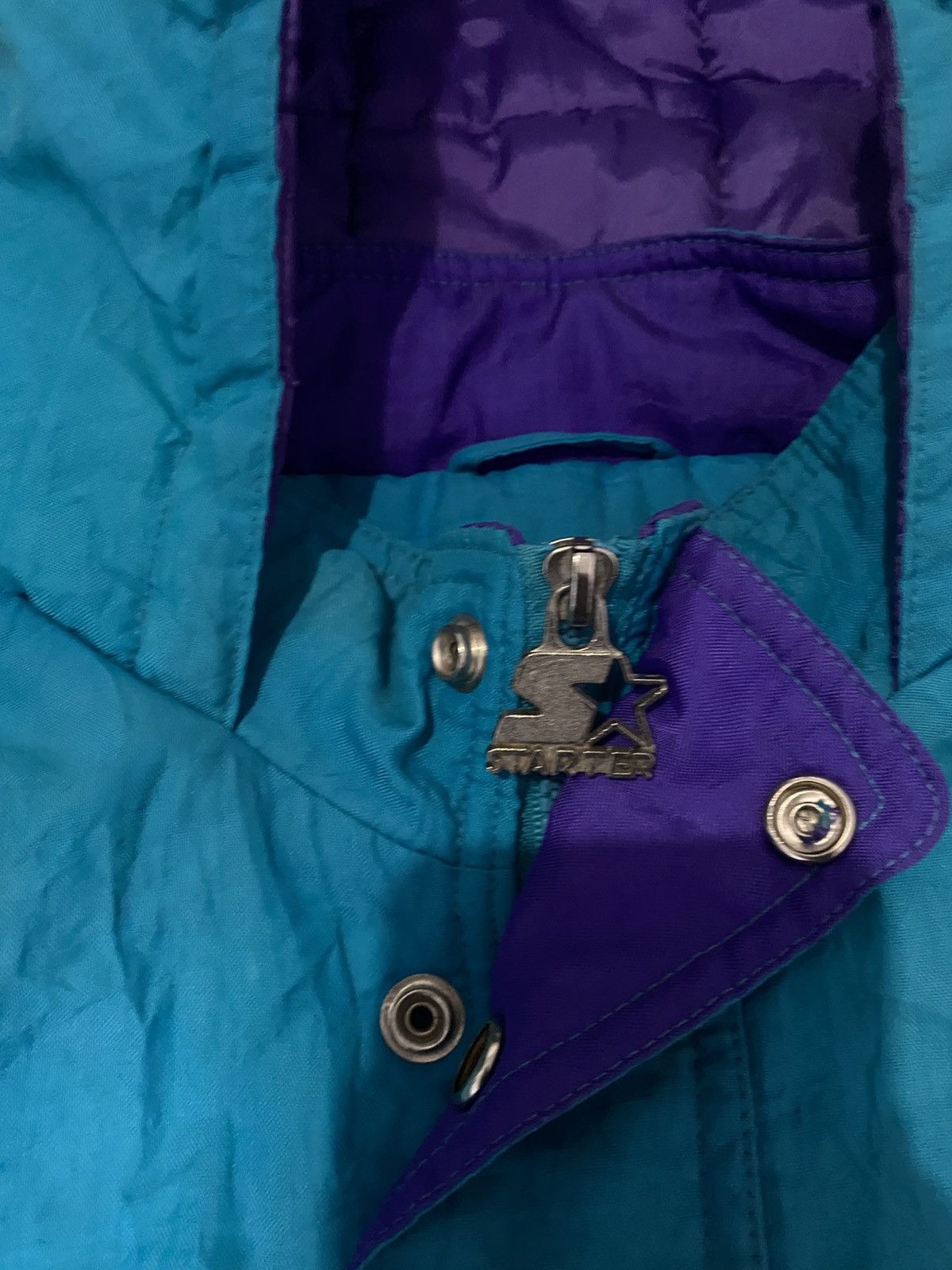 Starter Starter Jacket 1/2 Zip Charlotte Hornets Vintage 90’s Size US M / EU 48-50 / 2 - 3 Thumbnail