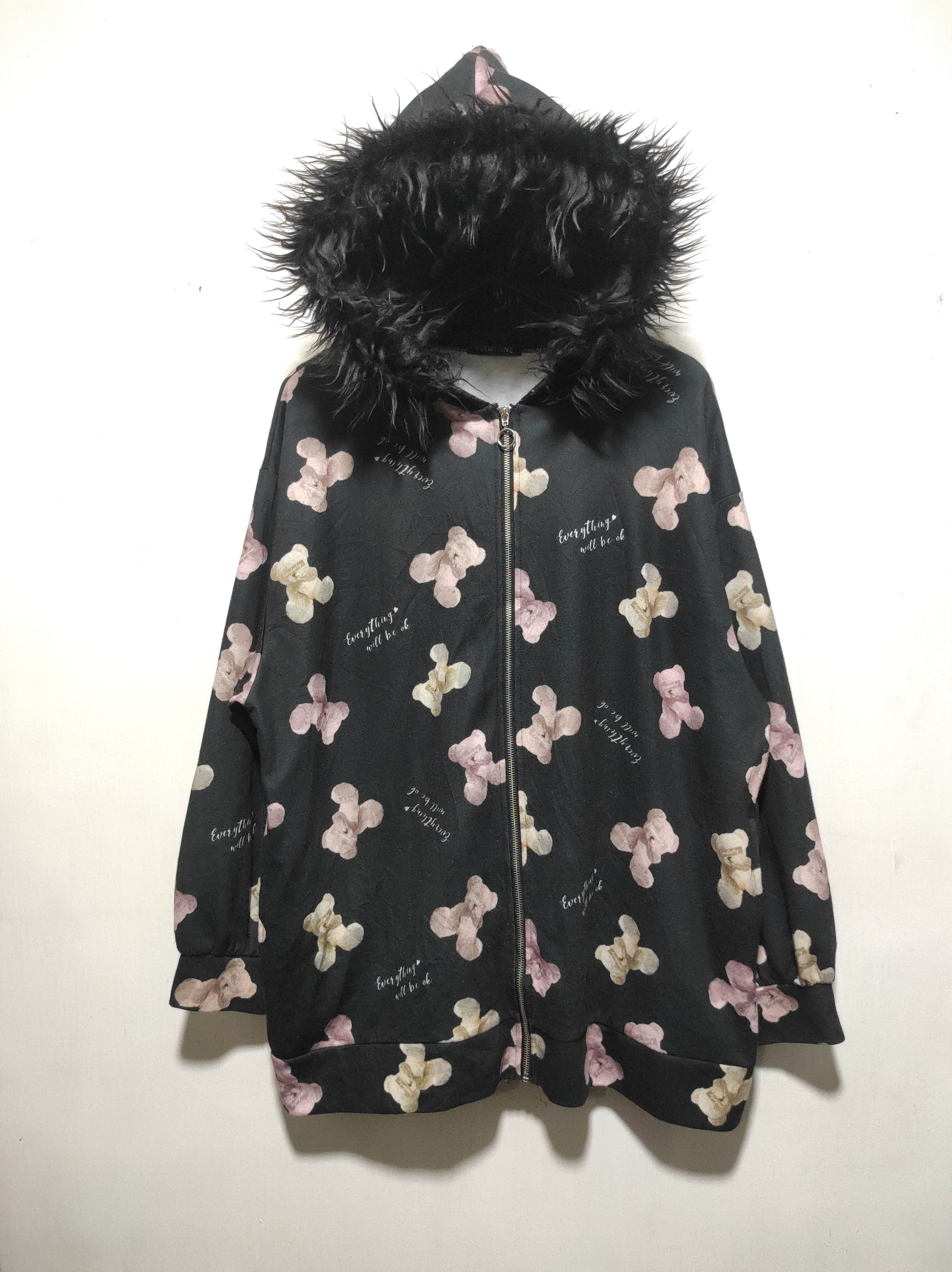 Japanese Brand Plymtone Full Print Full Zipper Fur Hoodie i6w9 LBG style Size US XL / EU 56 / 4 - 2 Thumbnail