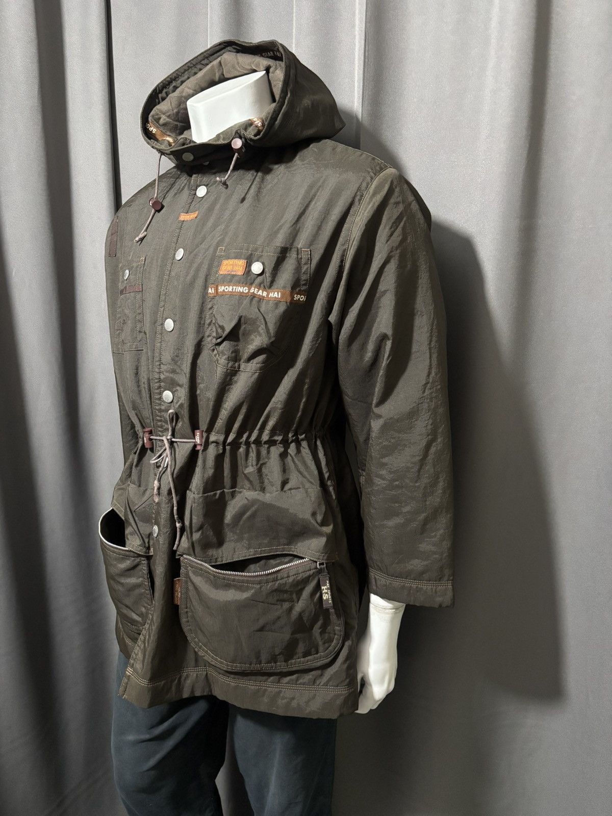 Hai Sporting Gear 80s Hai Sporting Gear by Issey Miyake Utility Field Parka Size US M / EU 48-50 / 2 - 2 Thumbnail