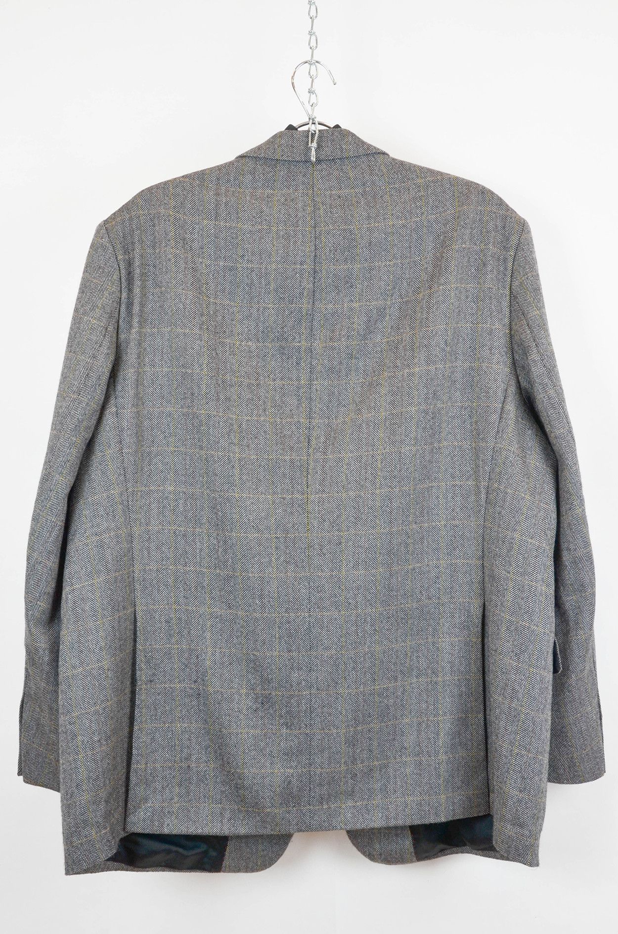 Burberry Burberry London Wool Herringbone Blazer Grey - Size 54 Size 44R - 2 Thumbnail