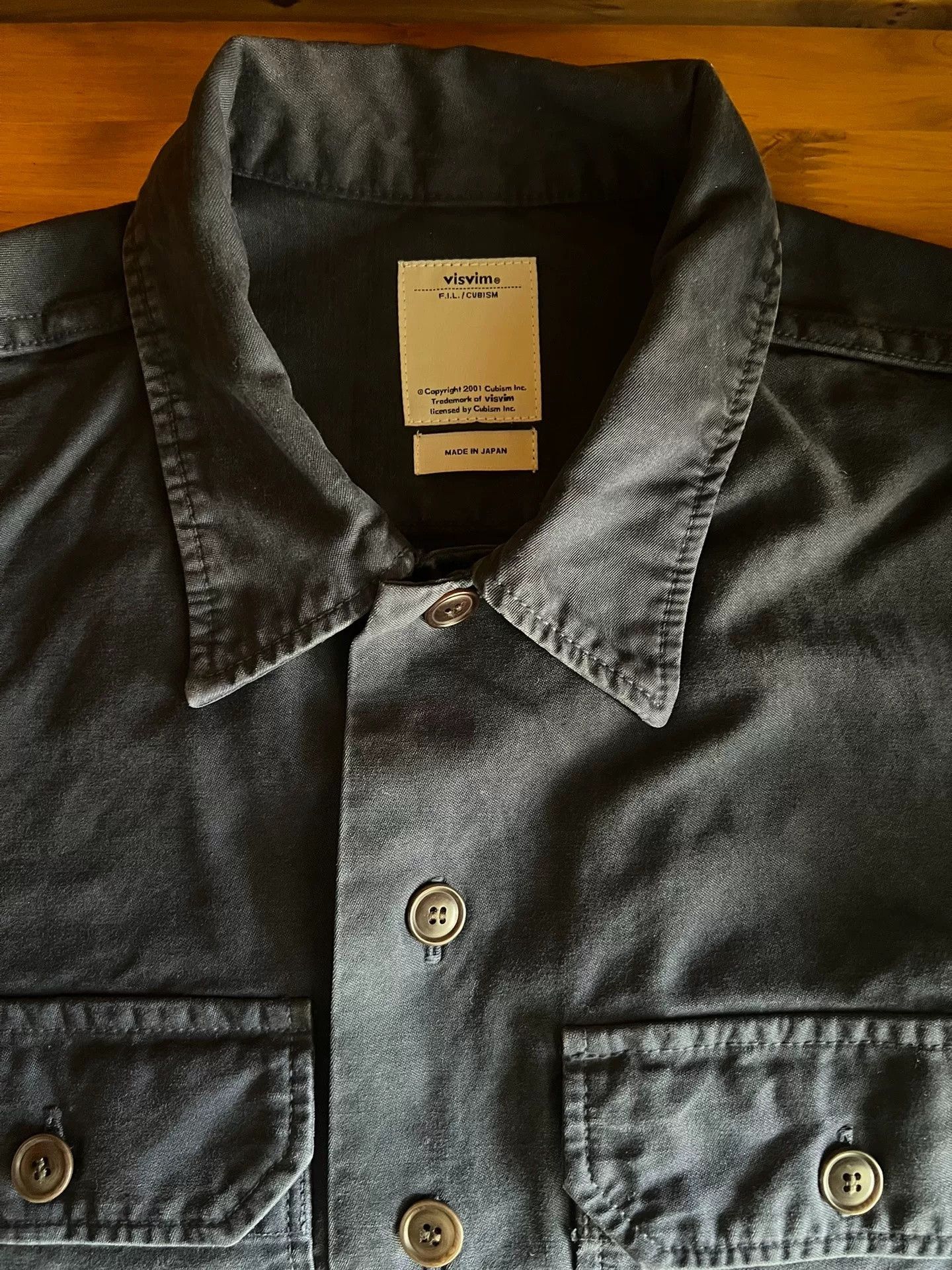 Visvim visvim 2016 Indigo Drop Shoulder Work Shirt Size US S / EU 44-46 / 1 - 8 Thumbnail