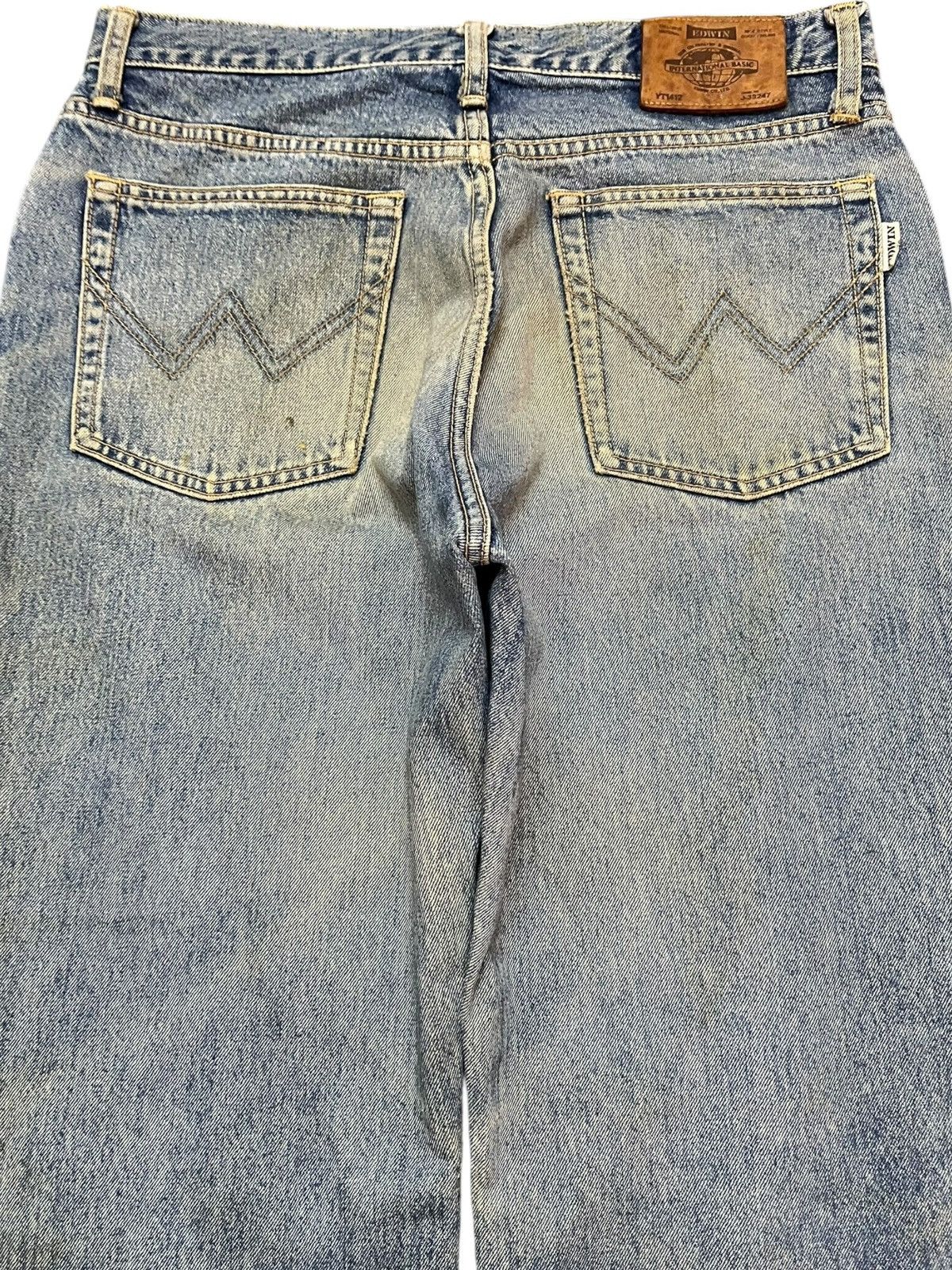 Edwin Vintage Edwin International Basic Mudwash Baggy Denim Size US 31 - 6 Thumbnail