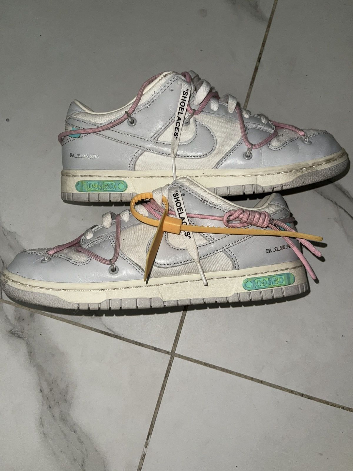 Nike × Off-White Nike x Off-white Dunk low lot 9 Size/9 Size US 9 / EU 42 - 10 Thumbnail