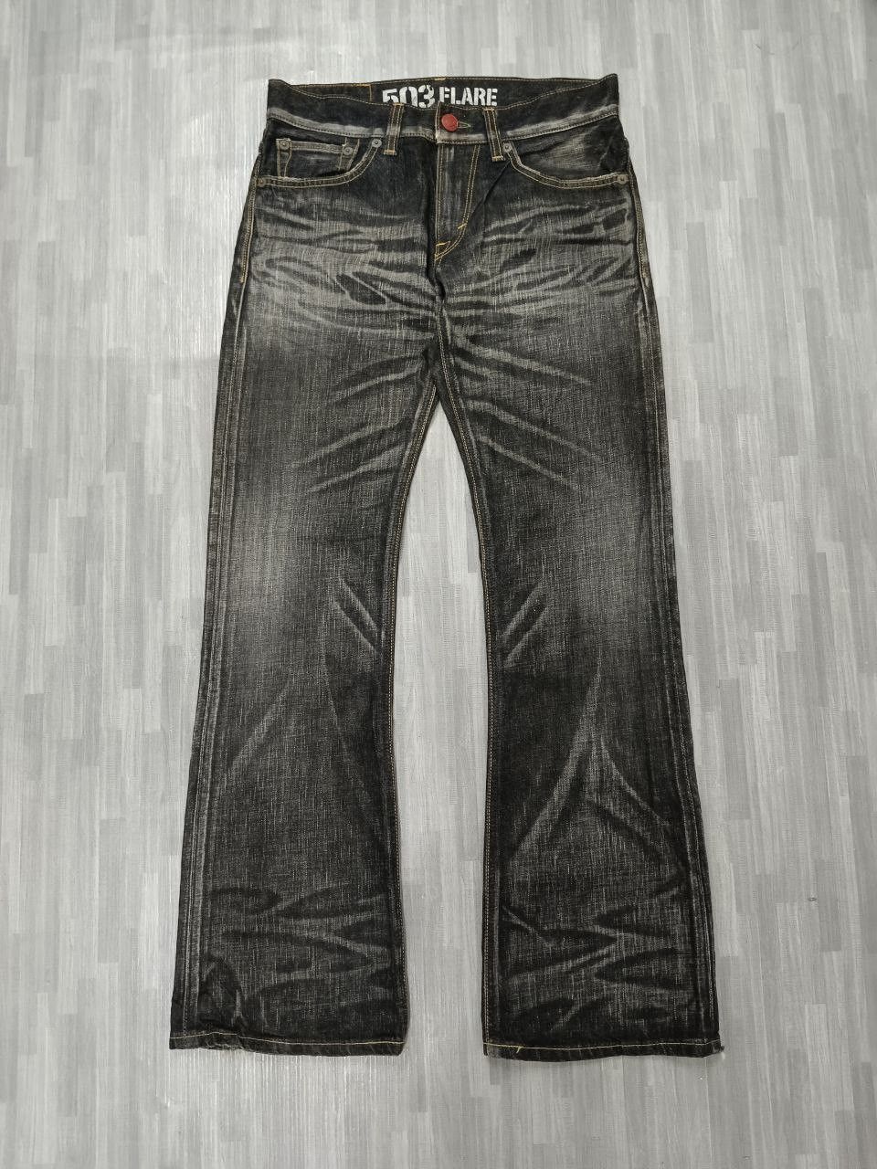 Edwin FLARE WASHED BLACK EDWIN MADE IN JAPAN Size US 31 - 2 Thumbnail