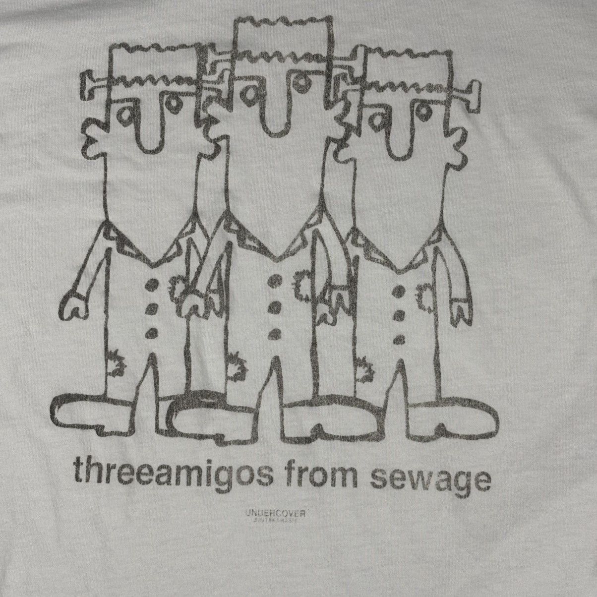 Undercover Undercover SS04 “Languid” Three Amigos From Sewage Tee Size US M / EU 48-50 / 2 - 2 Thumbnail