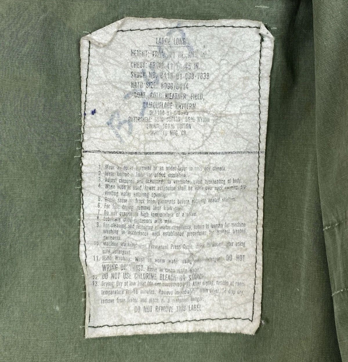 Other Coat Cold Weather Field Top Force Airborne Vietnam Jacket Size US L / EU 52-54 / 3 - 11 Thumbnail