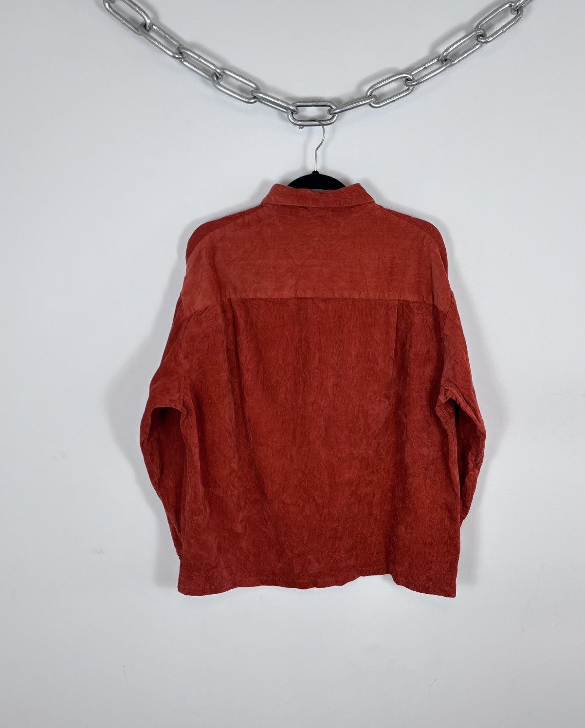 Japanese Brand Junred Tokyo Japan Men’s Corduroy Velvet Long Sleeve Shirt Size US M / EU 48-50 / 2 - 18 Thumbnail