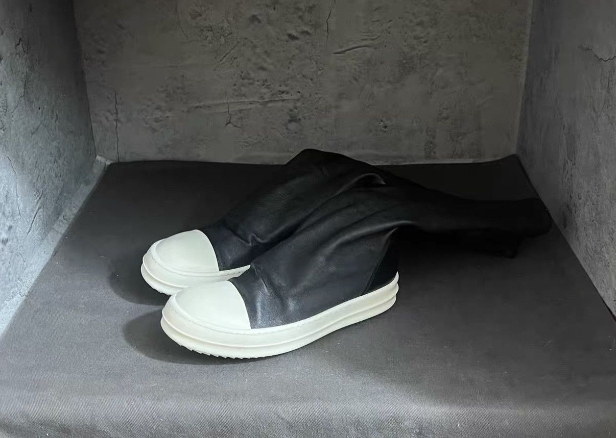 Rick Owens Rick Owens Mainline 17FW LNSP Lambskin Mid-Calf Boots Size US 5 / IT 35 - 1 Thumbnail