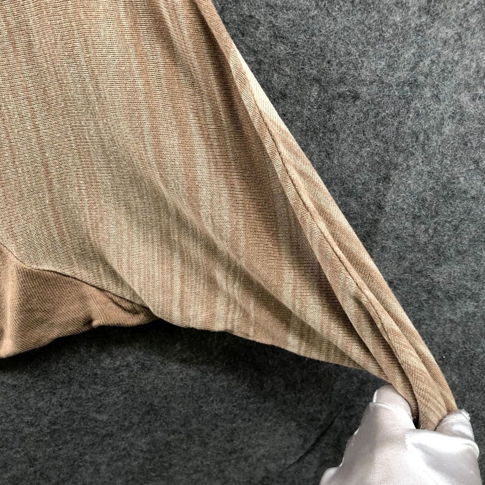 Guess GUESS Sweater Womens M Beige Brown Off Shoulder Lightweight Asymmetric Size M / US 6-8 / IT 42-44 - 5 Thumbnail