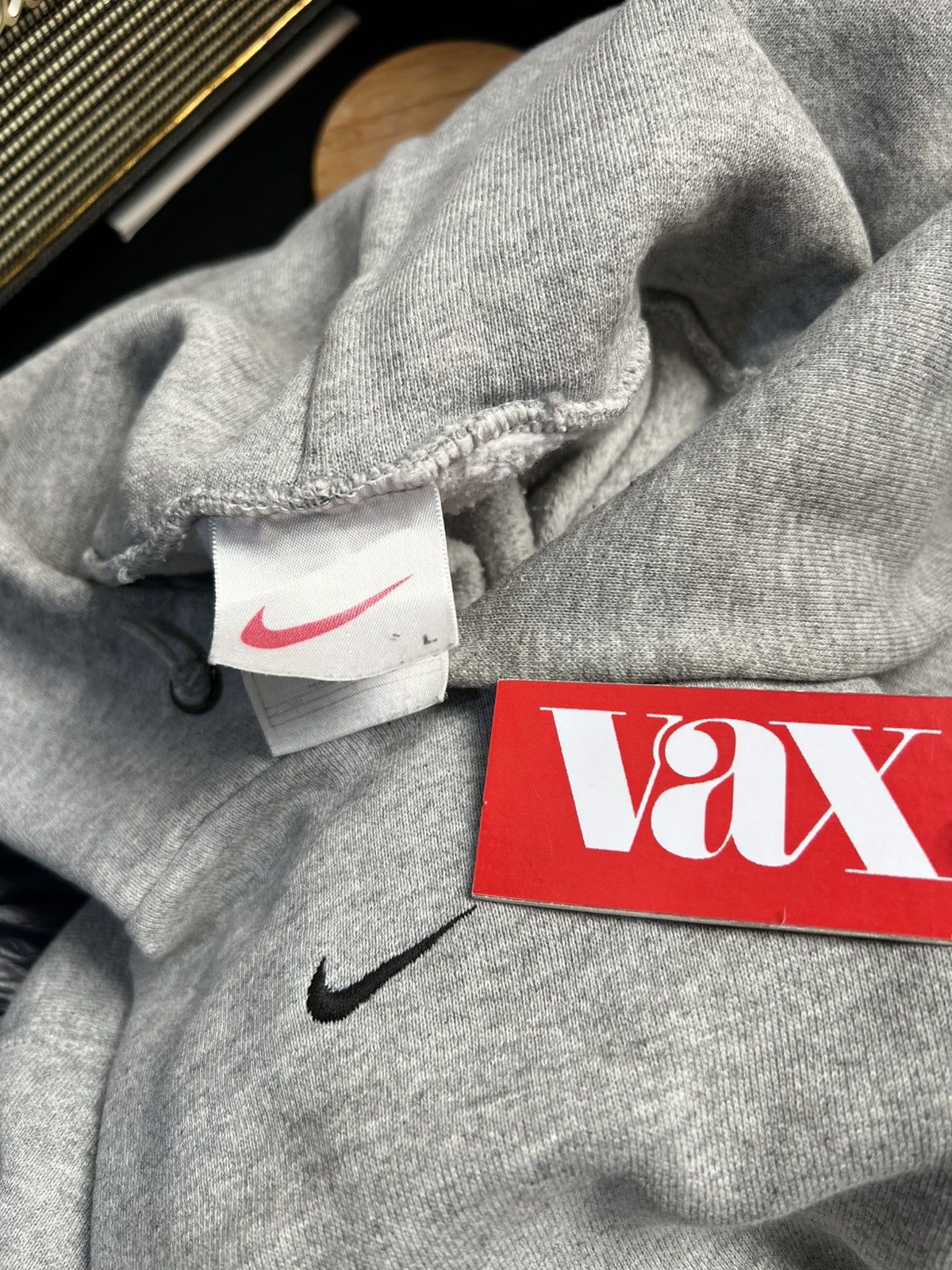 Nike Vintage 90s Nike Center Swoosh Hoodie XL Y2k Size US XL / EU 56 / 4 - 9 Thumbnail