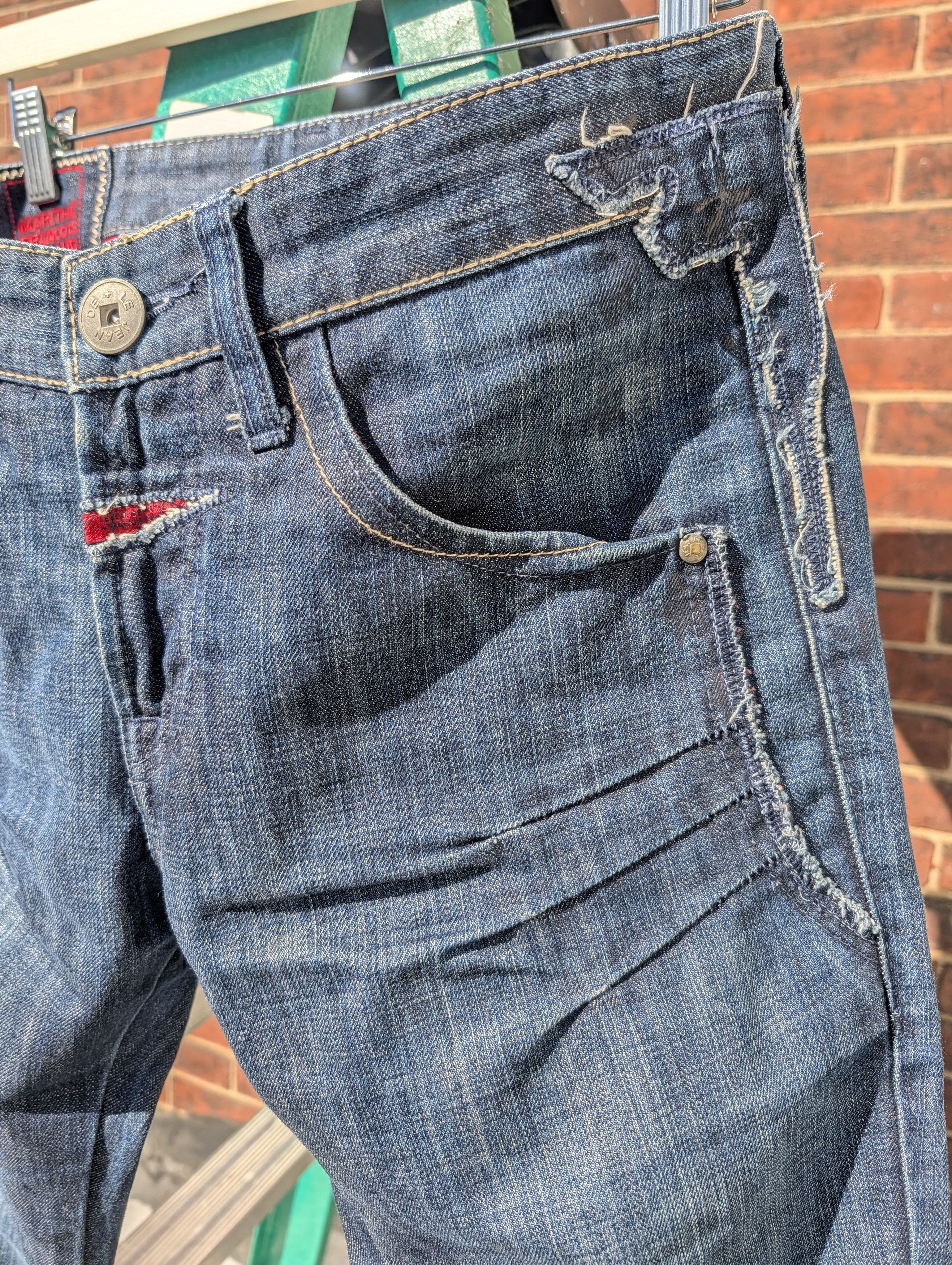 Marithe + Francois Girbaud MF+G American Flag Jeans Size US 34 / EU 50 - 6 Thumbnail