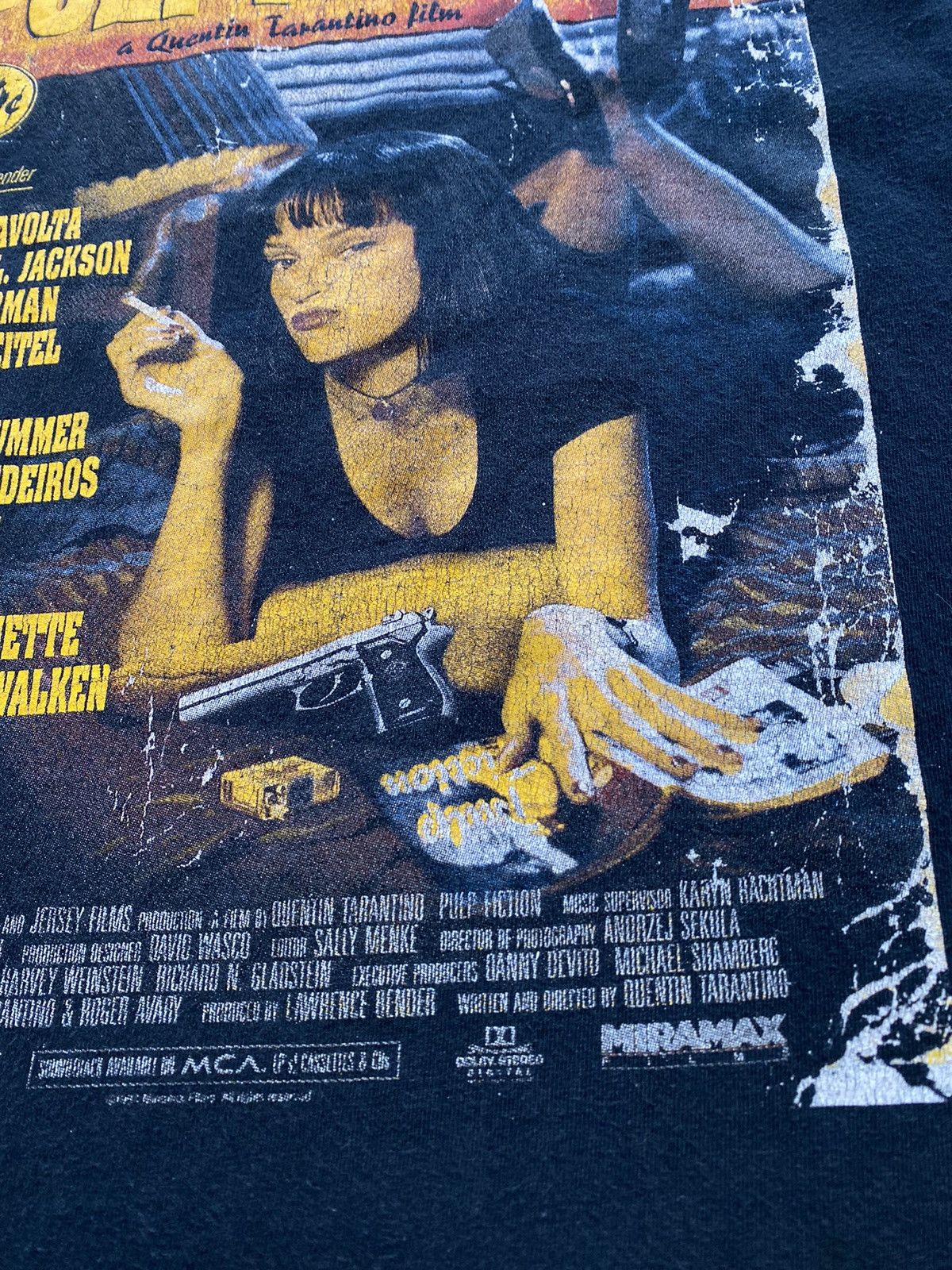 Vintage Vintage 1994 Pulp Fiction x Winterland Productions T-shirt Size US M / EU 48-50 / 2 - 7 Thumbnail