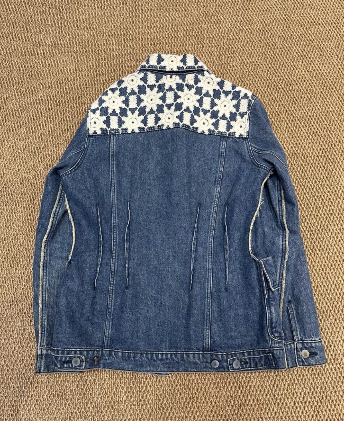 Comme des Garcons Comme des Garçons Octagram Star Embroidered Denim Jacket K23 Size US M / EU 48-50 / 2 - 5 Thumbnail