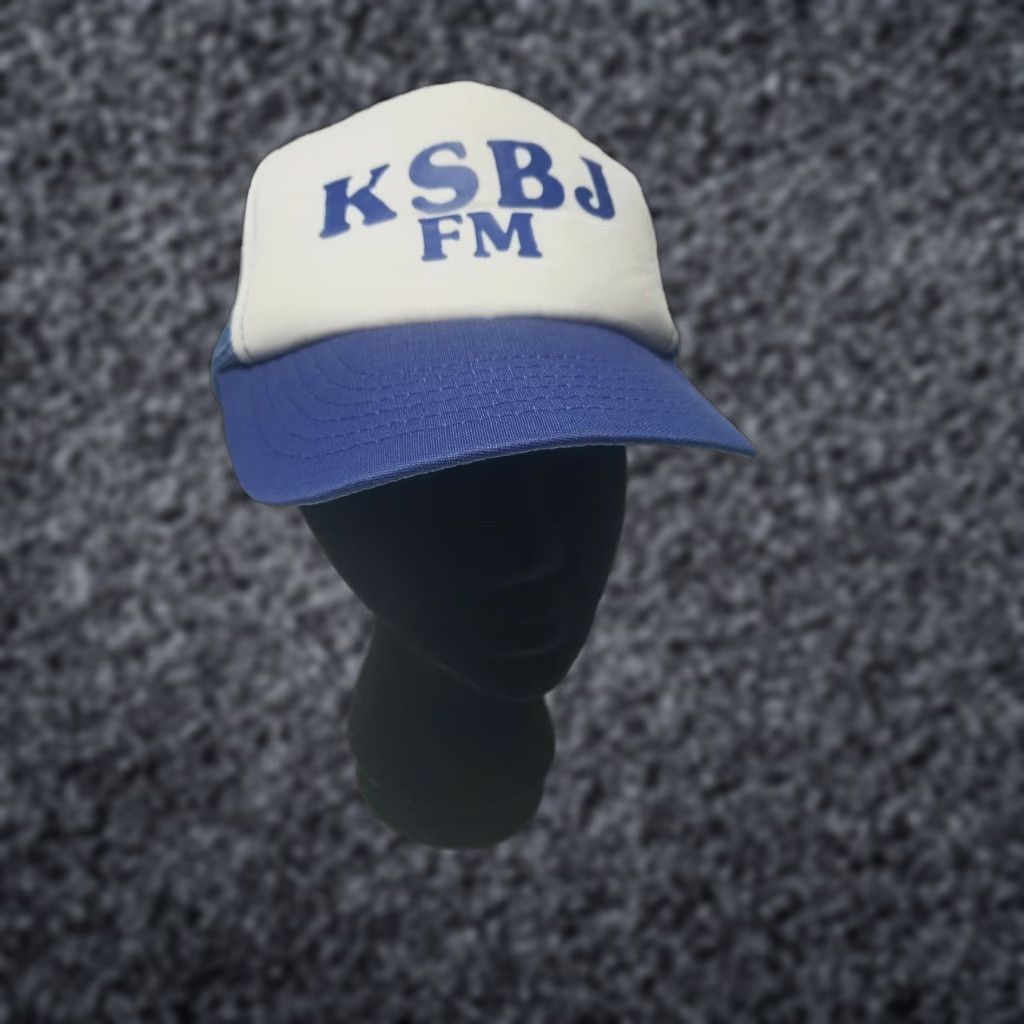 Vintage Vintage KSBJ FM RADIO Hat Baseball Trucker Cap Dad Hat Snapback Size ONE SIZE - 1 Thumbnail