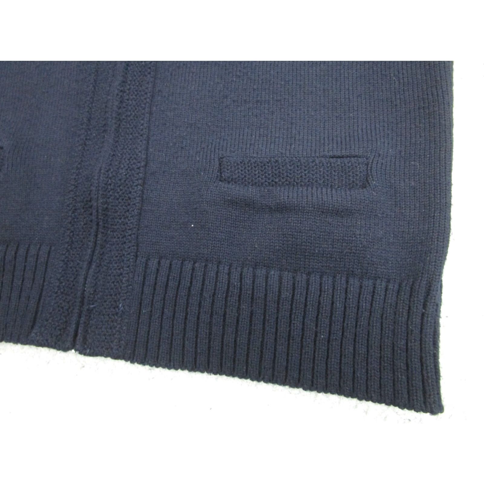 Vintage VINTAGE SFKM Cardigan Sweater Mens XL Blue Acrylic 80s Zip Knit Rockabilly USA Size US XL / EU 56 / 4 - 6 Thumbnail