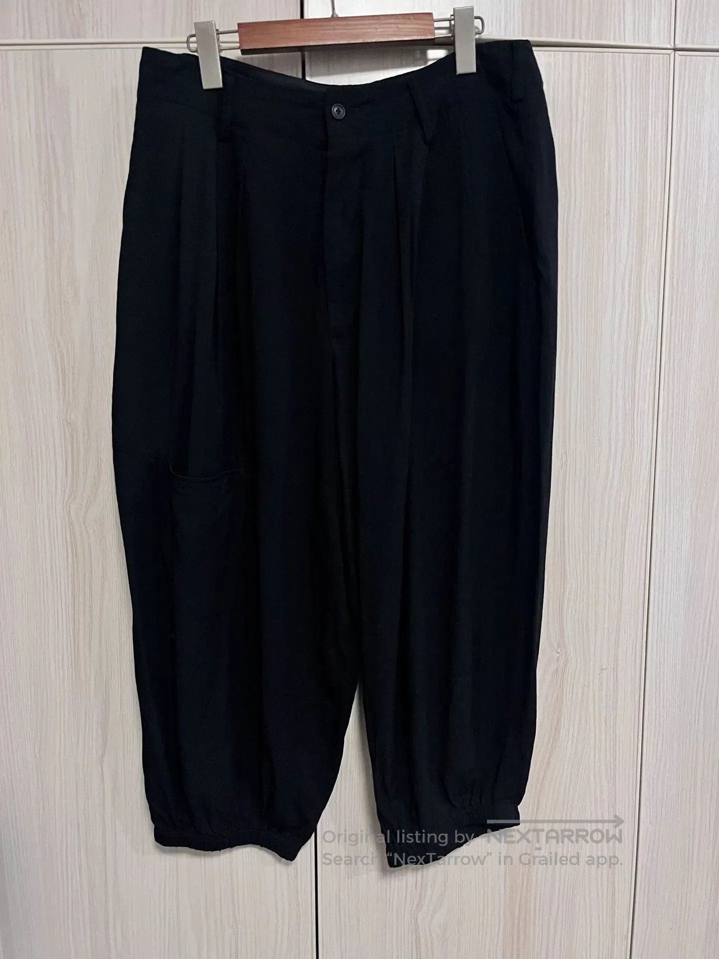 Yohji Yamamoto Yohji Yamamoto Synthetic Tapered Trousers. Size 25" / US 0 / IT 36 - 1 Thumbnail