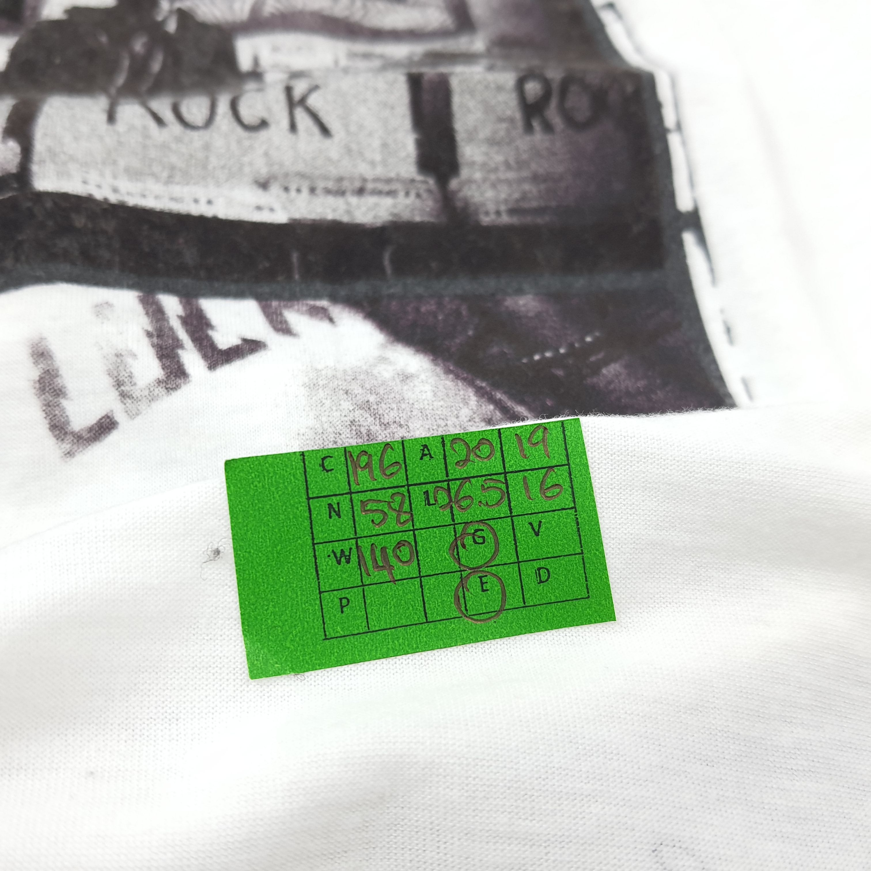 Japanese Brand × PPFM × Vintage Vintage PPFM Rock Japan Brand 3Q V Neck Tshirt C196N58 Size US M / EU 48-50 / 2 - 7 Thumbnail