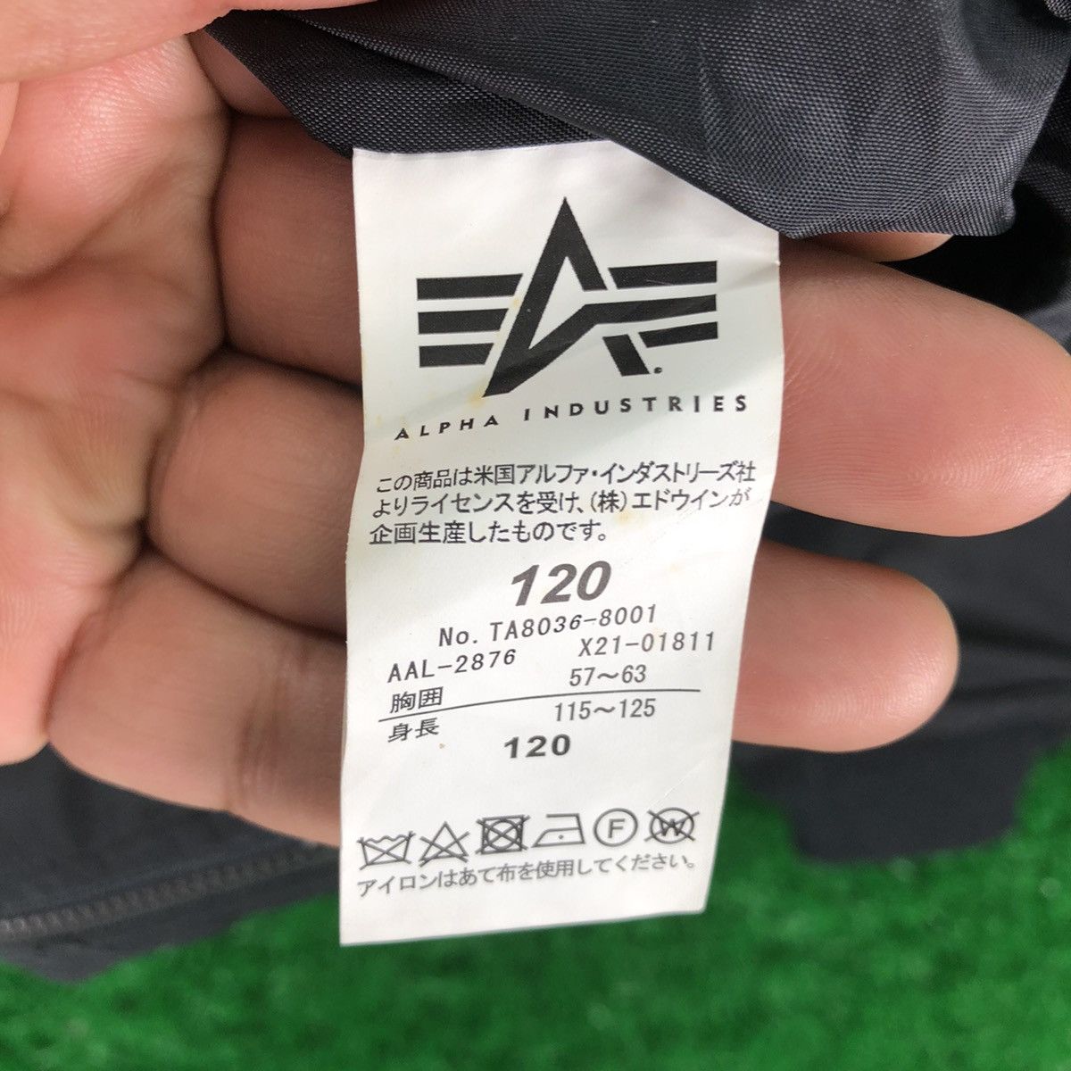 Alpha Industries Vintage Alpha Industries Bomber Jacket MA-1 for Kid Size US XXS / EU 40 - 16 Thumbnail