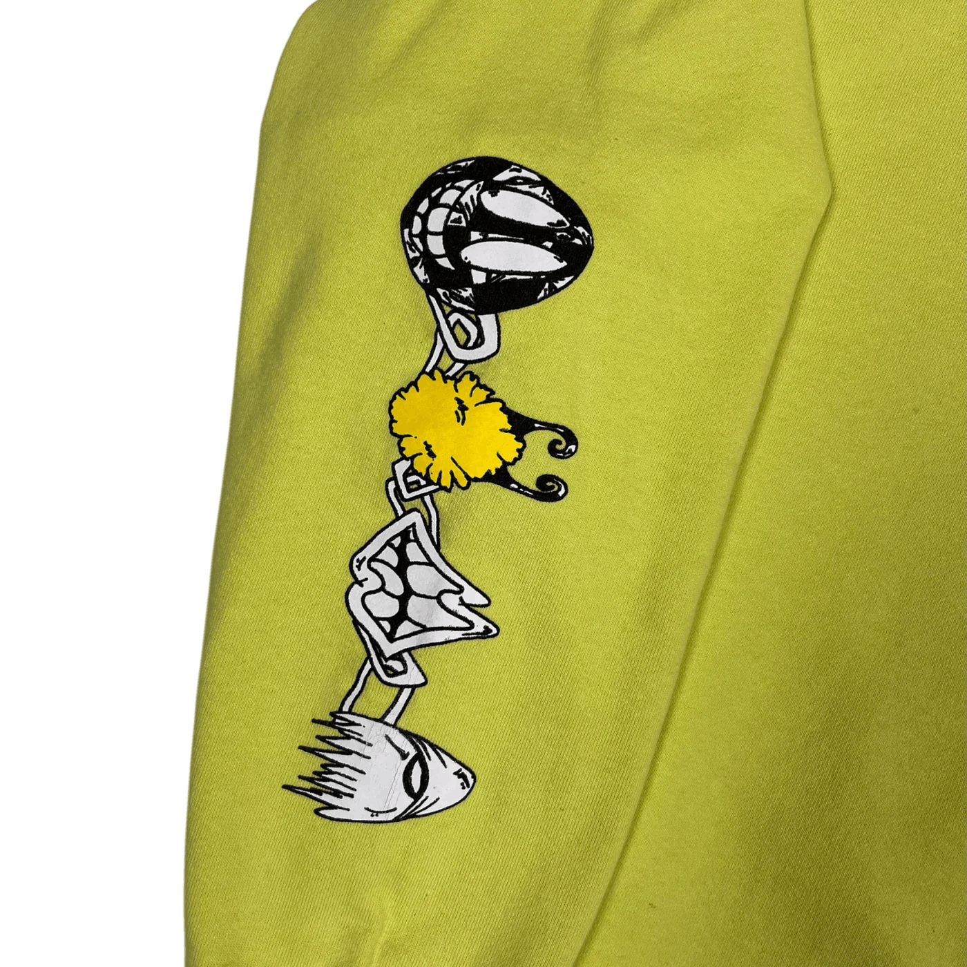 Chrome Hearts Chrome Hearts Matty Boy Lime Green Link Crewneck Size US XL / EU 56 / 4 - 4 Thumbnail