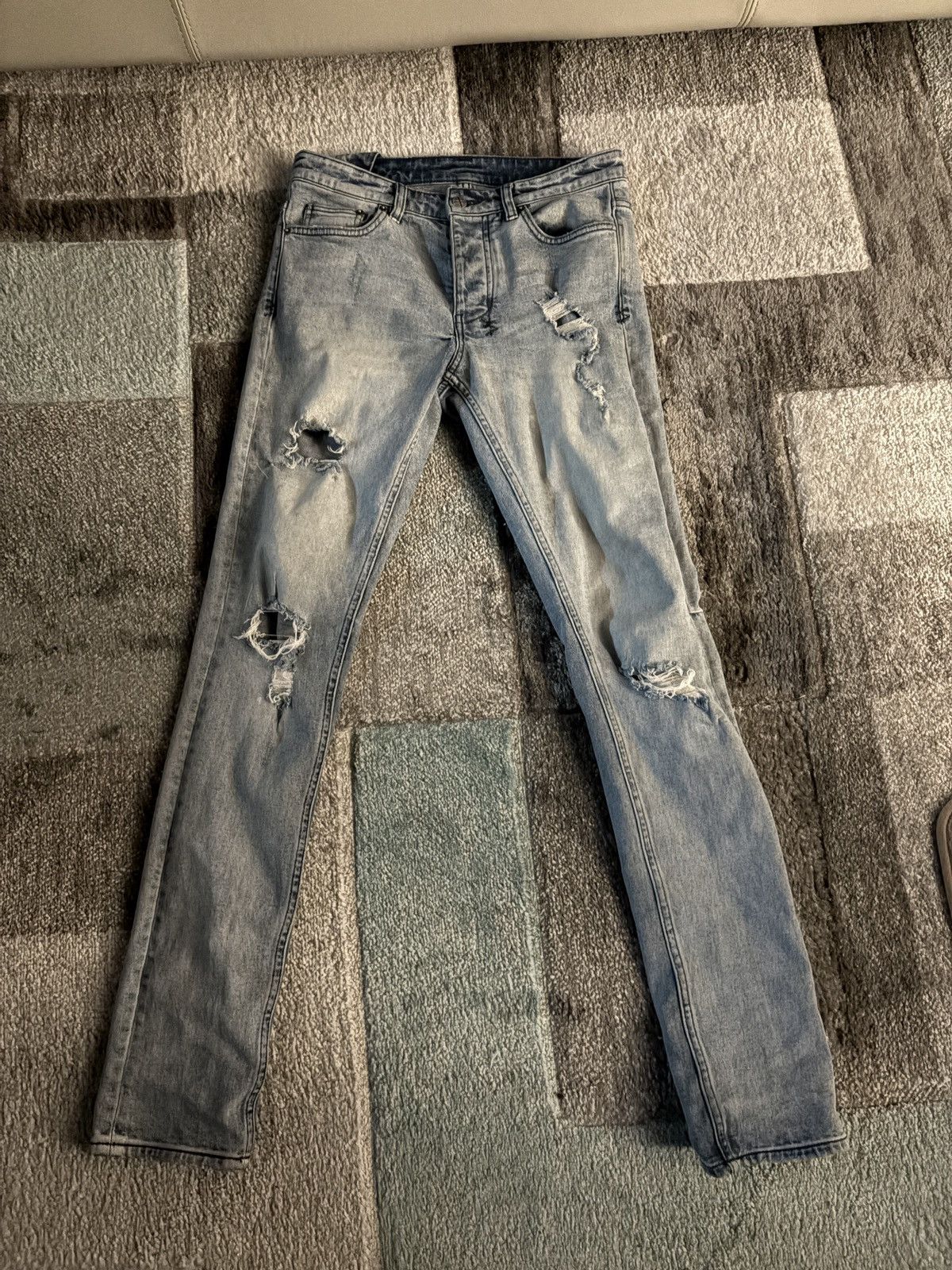 Designer × Ksubi Ksubi Jeans – Size 28 – Distressed Slim Fit Denim