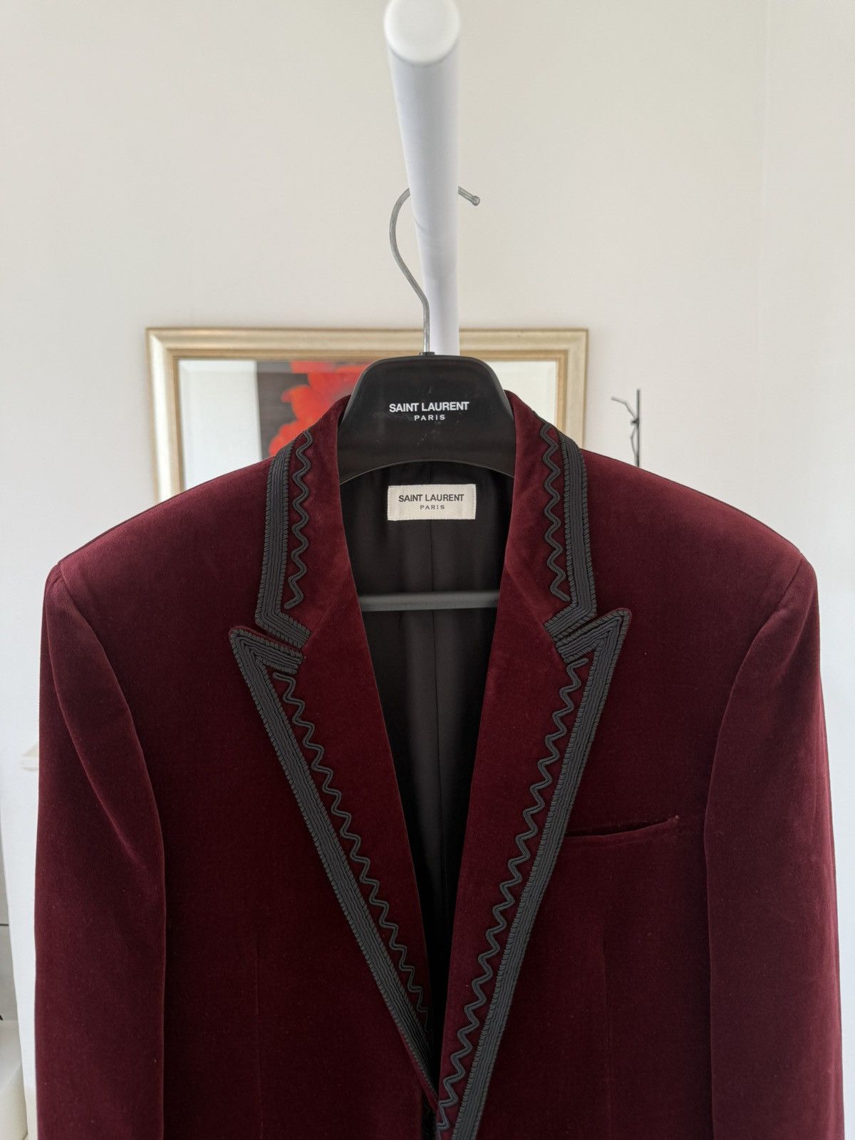 Saint Laurent Paris FW18 Saint Laurent Velvet Western Blazer Jacket Size 48R - 9 Thumbnail