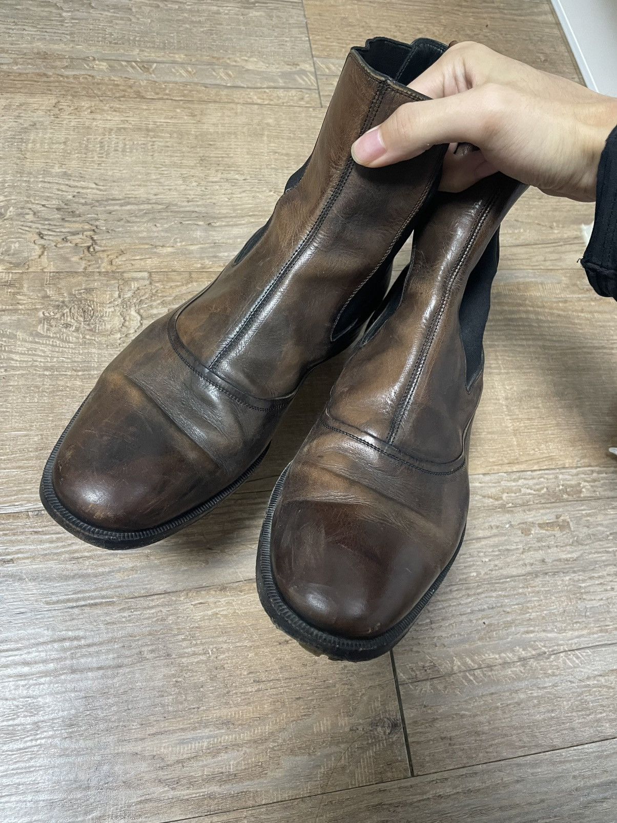 Hedi Slimane Dior Homme AW05 Chelsea Boots Size US 8 / EU 41 - 5 Thumbnail