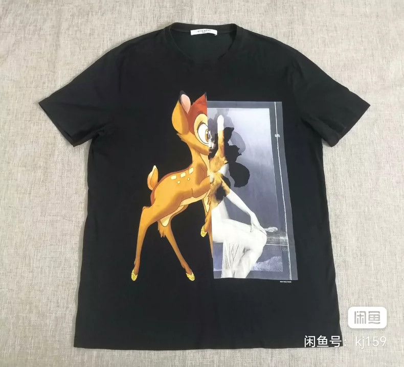 Givenchy Givenchy Deer Short Sleeve T-Shirt Size US L / EU 52-54 / 3 - 1 Thumbnail