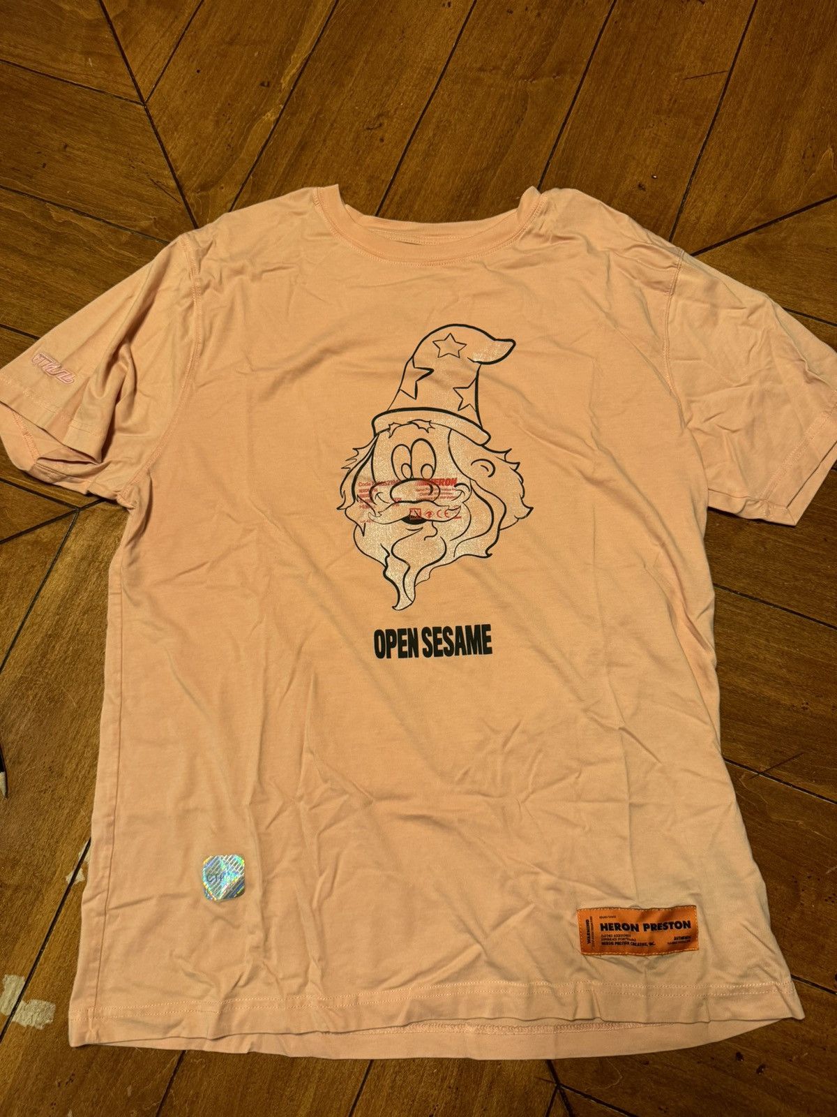 Heron Preston Heron preston “open sesame” t shirt Size US M / EU 48-50 / 2 - 1 Thumbnail