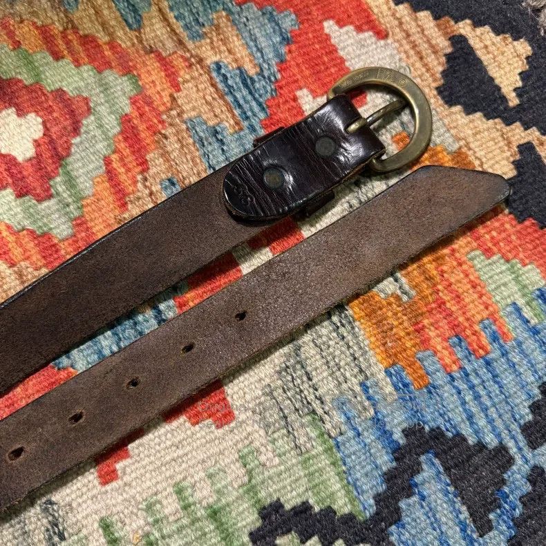 RRL Ralph Lauren RRL Ralph Lauren Horseshoe buckle leather belt Size ONE SIZE - 3 Thumbnail