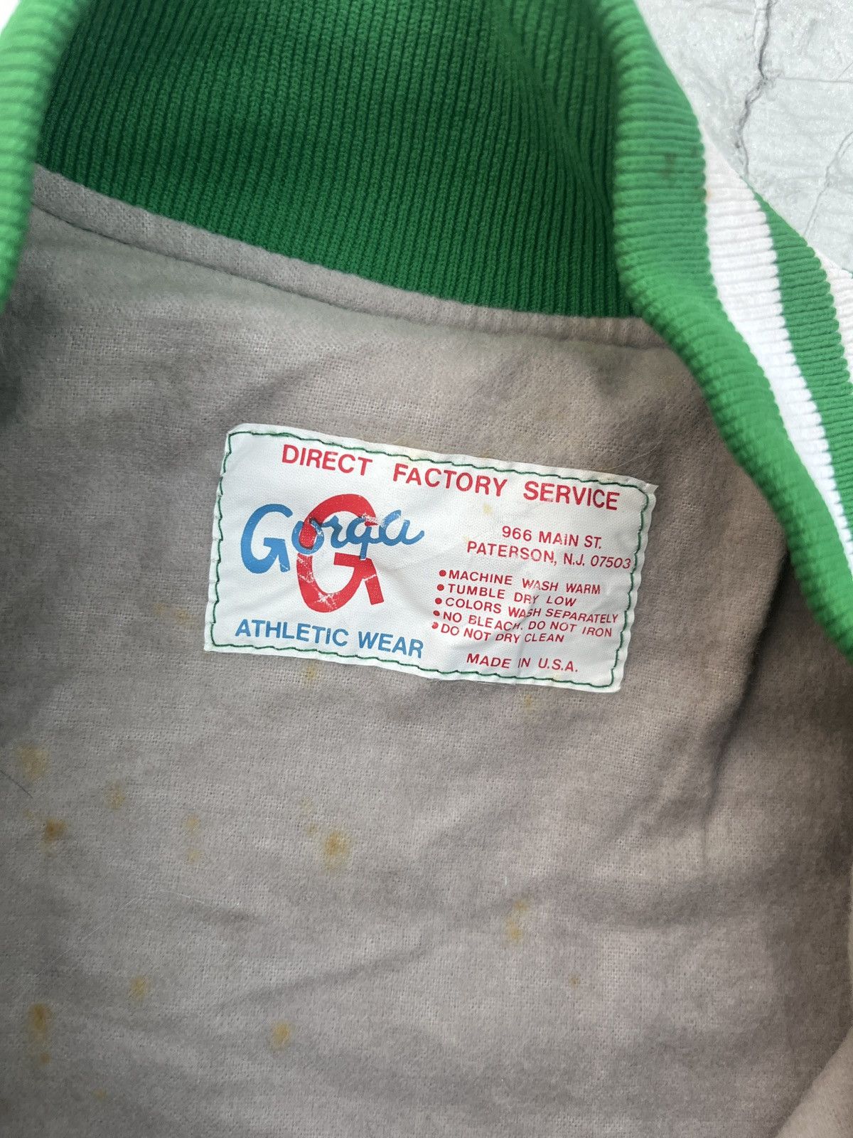Vintage Vintage Green Gorga Athletic Coaches Jacket Size US XL / EU 56 / 4 - 6 Thumbnail