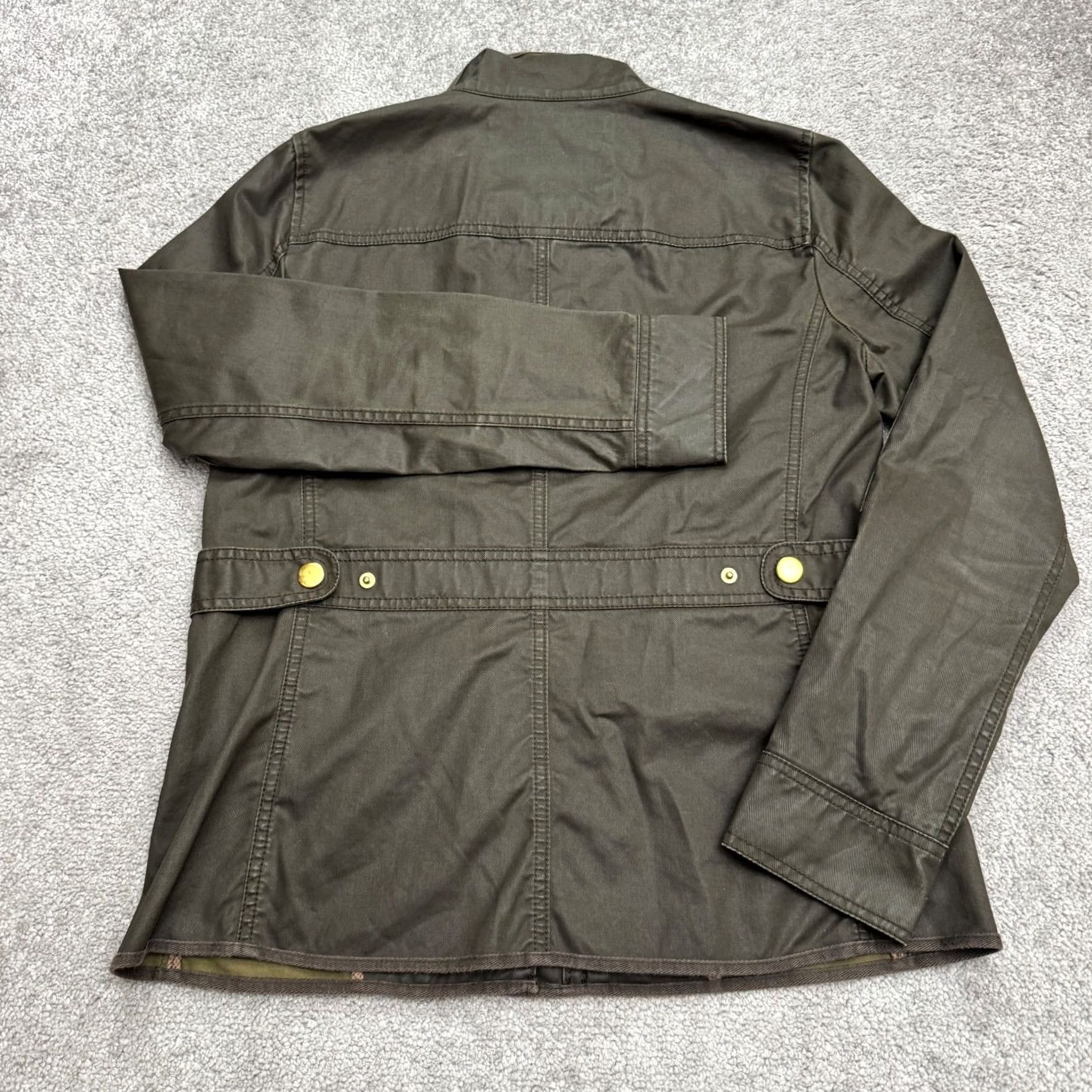 J.Crew J.CREW Parka Jacket Womens Small Green Cotton Snap Casual Field Utility Size S / US 4 / IT 40 - 2 Thumbnail