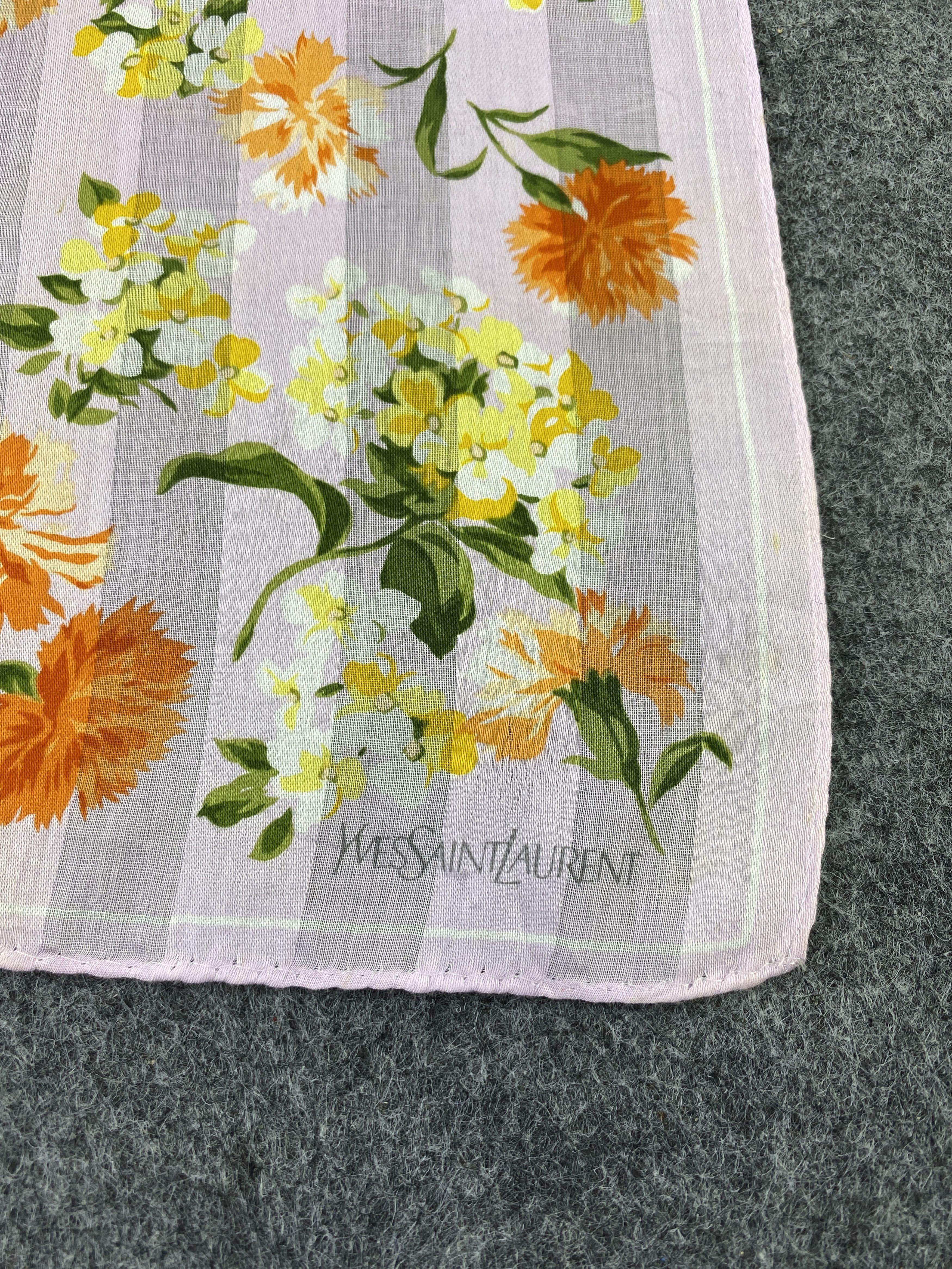 Vintage × Yves Saint Laurent Yves Saint Laurent Handkerchief / Bandana / Neckerchief-B131 Size ONE SIZE - 5 Thumbnail