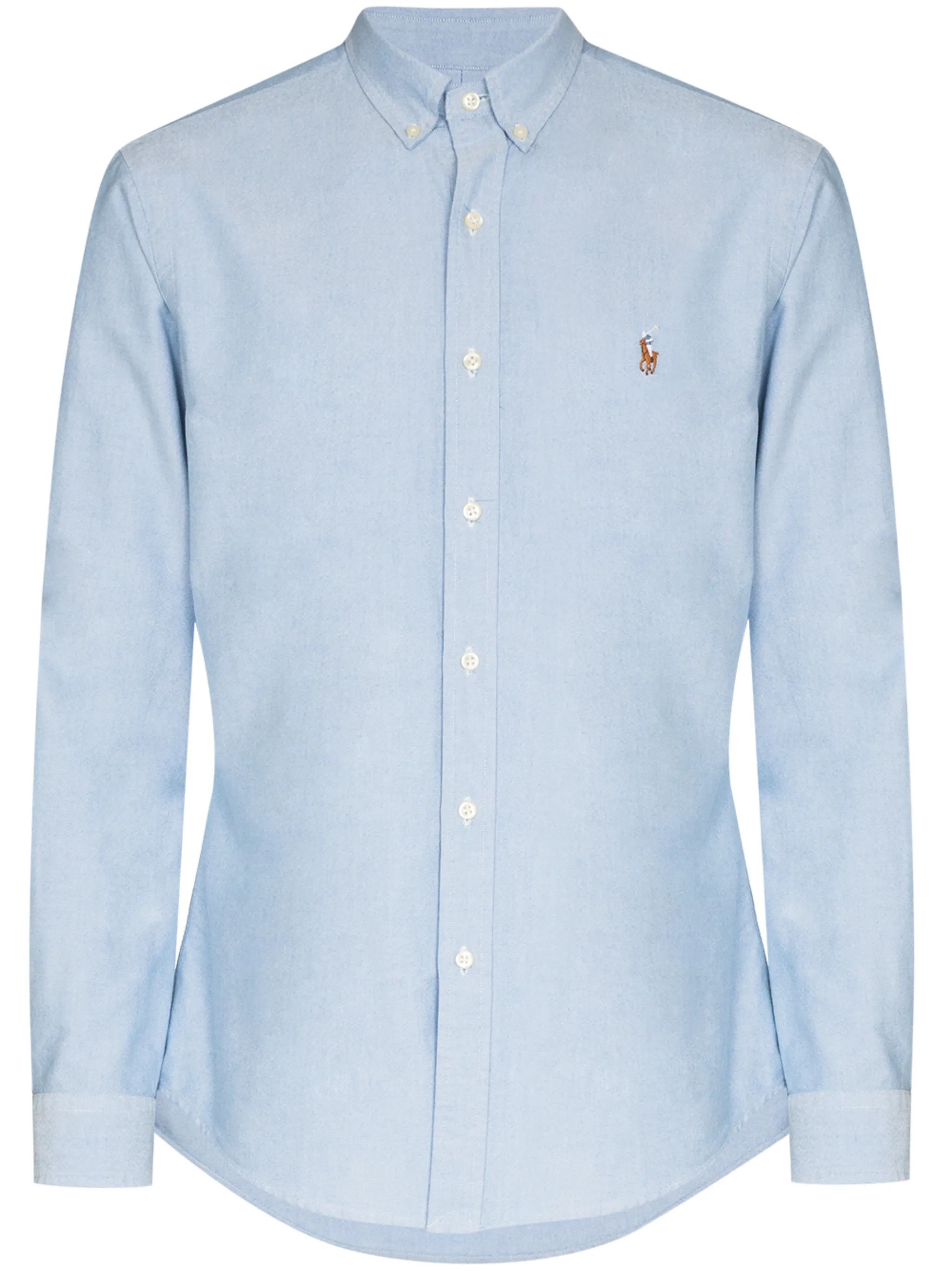 Polo Ralph Lauren o1s22i1n0125 Slim Fit Shirt in Light Blue Size US L / EU 52-54 / 3 - 1 Thumbnail
