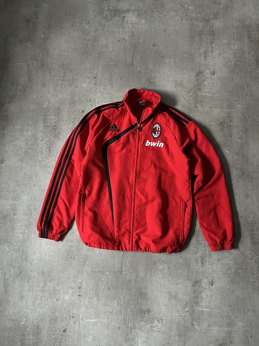 Adidas Vintage AC Milan 2009 Adidas home light jacket soccer nylon ...